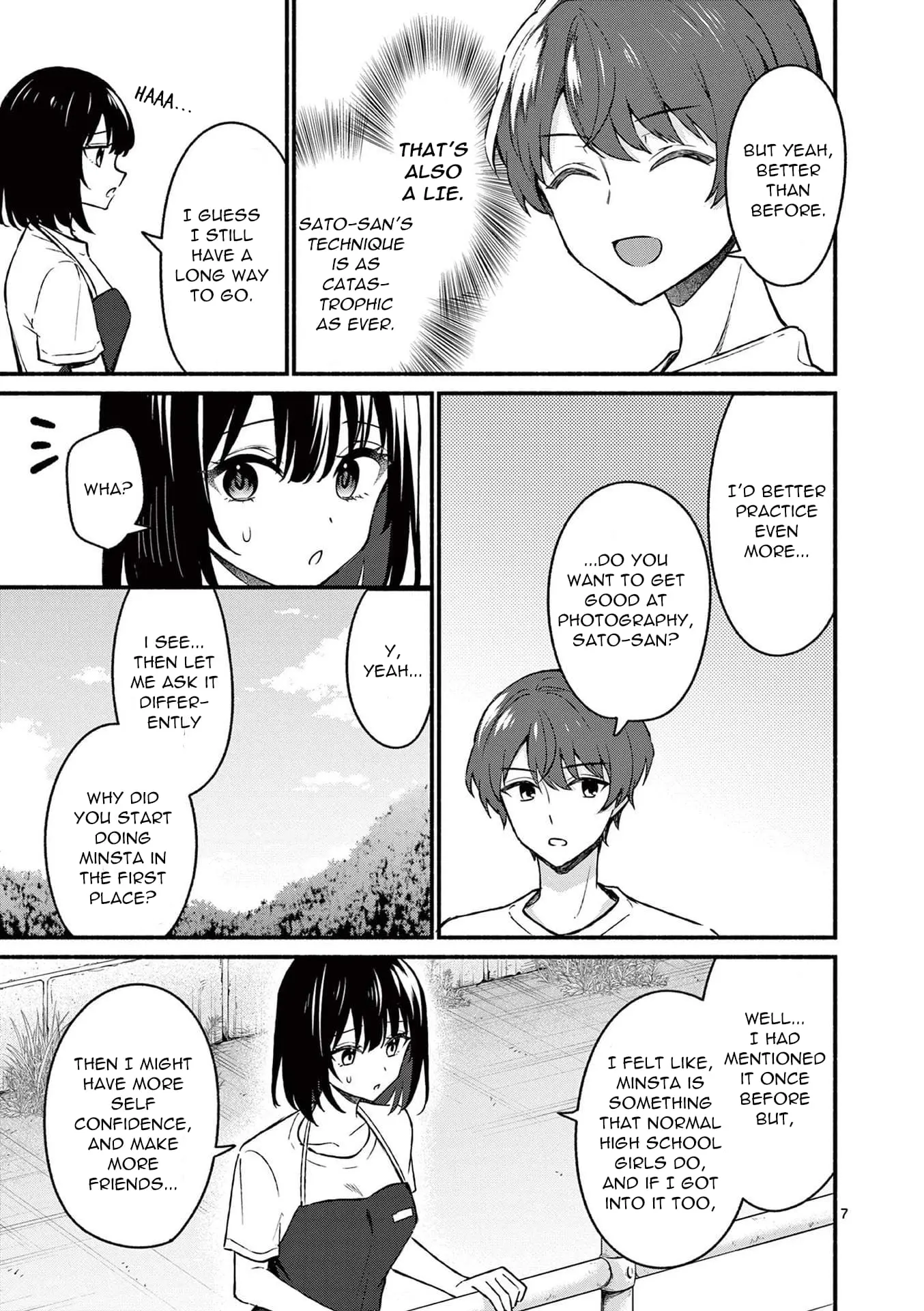 Shiotaiou no Sato-san ga Ore ni dake Amai - Chapter 38 - Page 7