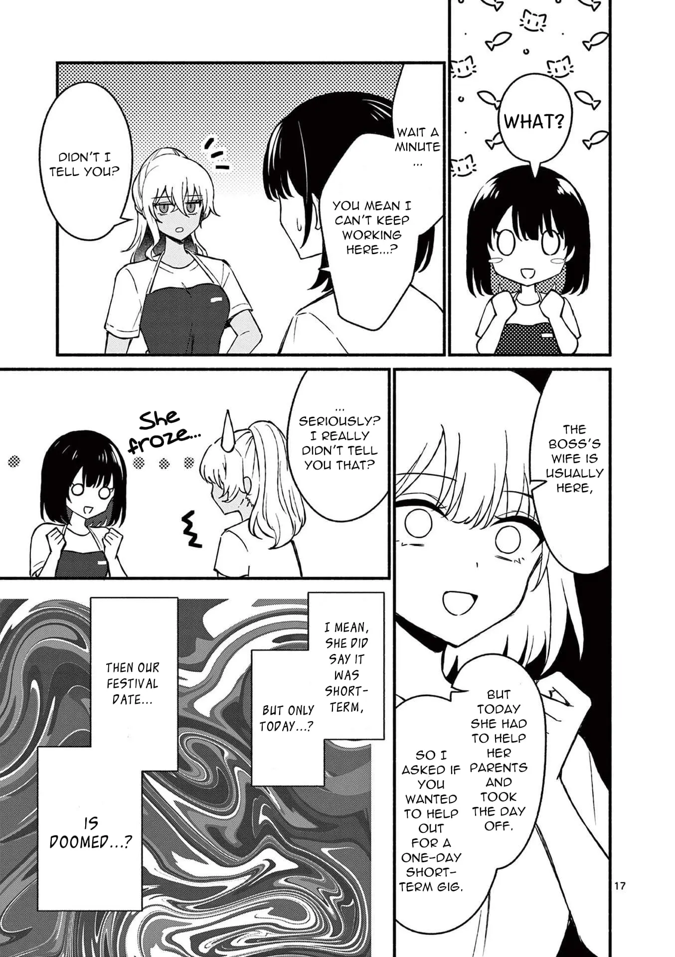 Shiotaiou no Sato-san ga Ore ni dake Amai - Chapter 38 - Page 17