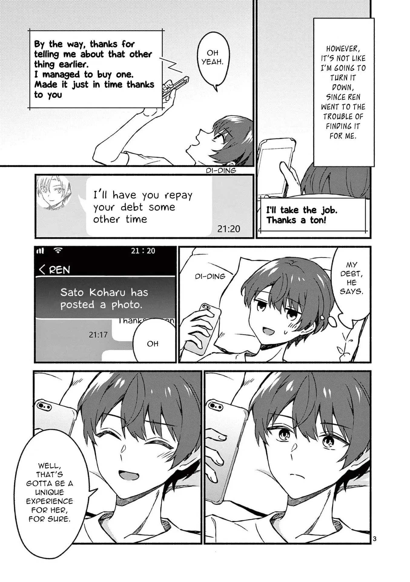 Shiotaiou no Sato-san ga Ore ni dake Amai - Chapter 39 - Page 3