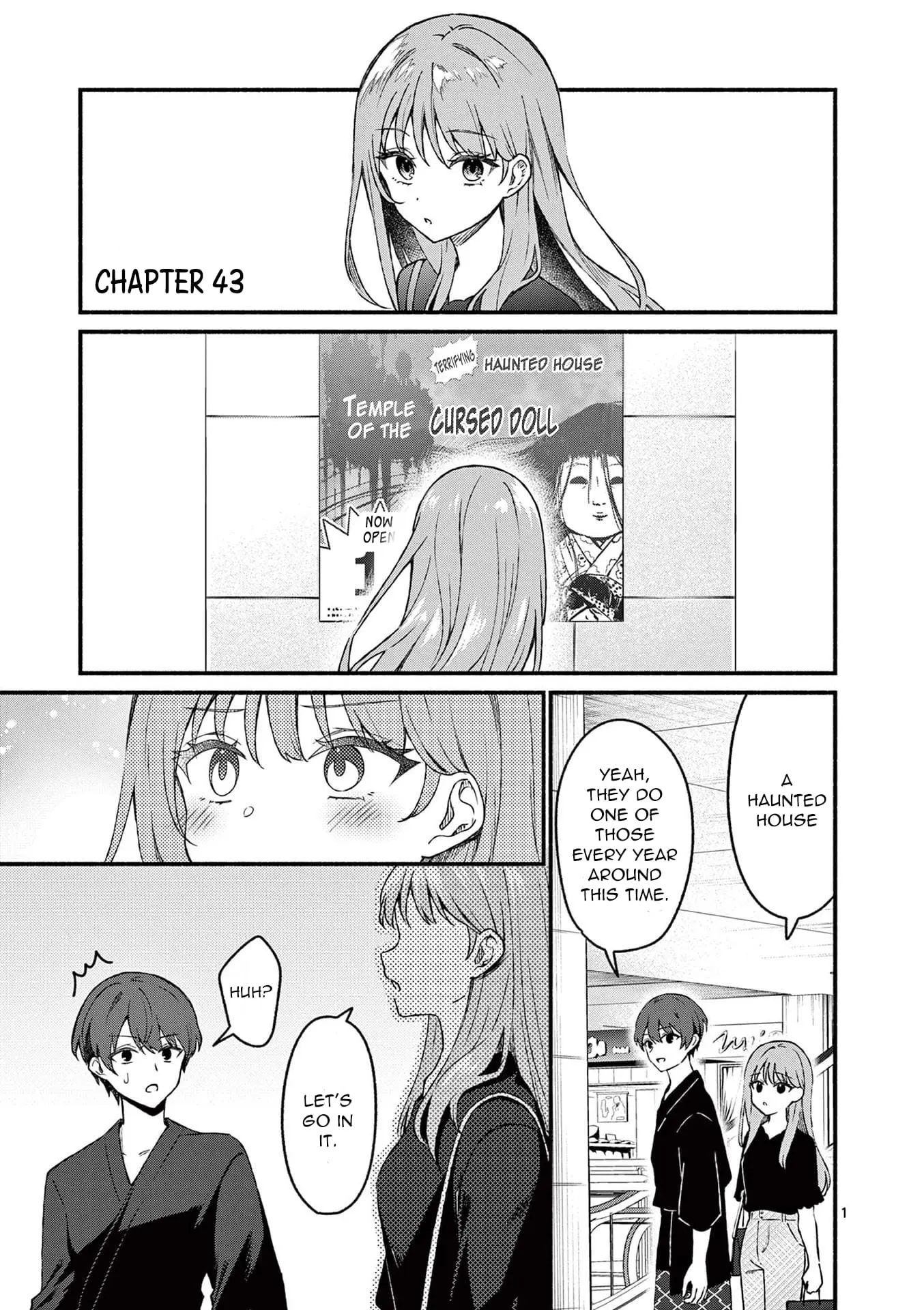 Shiotaiou no Sato-san ga Ore ni dake Amai - Chapter 43 - Page 1
