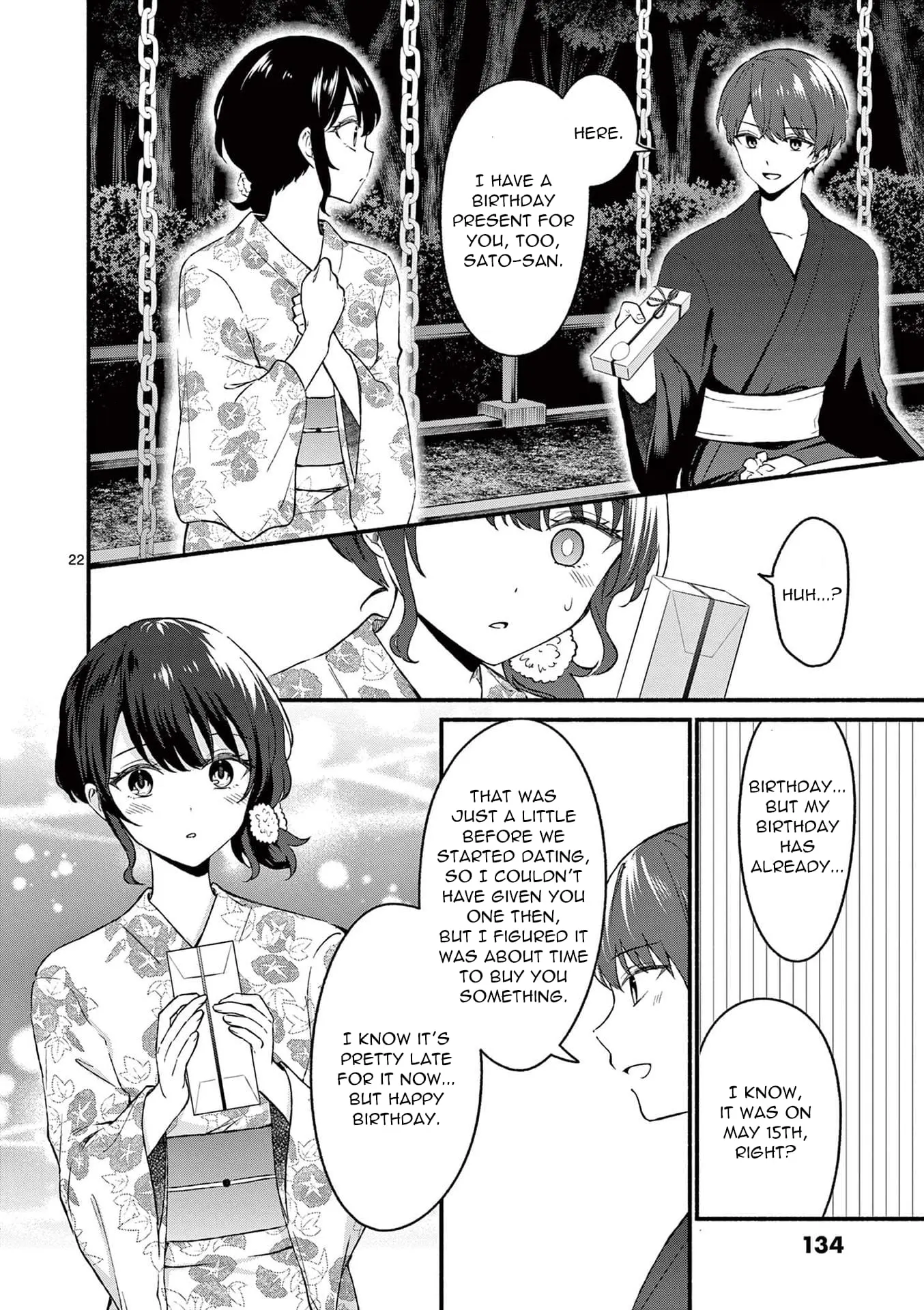 Shiotaiou no Sato-san ga Ore ni dake Amai - Chapter 46 - Page 22
