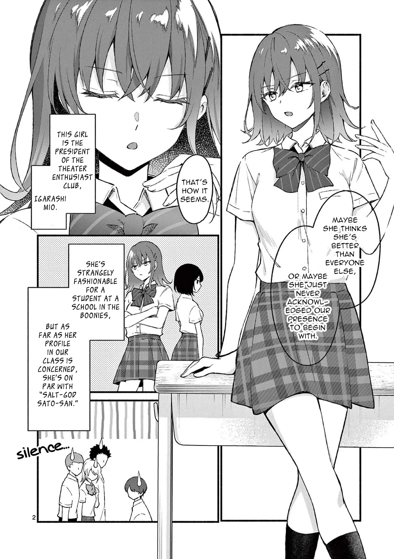 Shiotaiou no Sato-san ga Ore ni dake Amai - Chapter 47 - Page 2