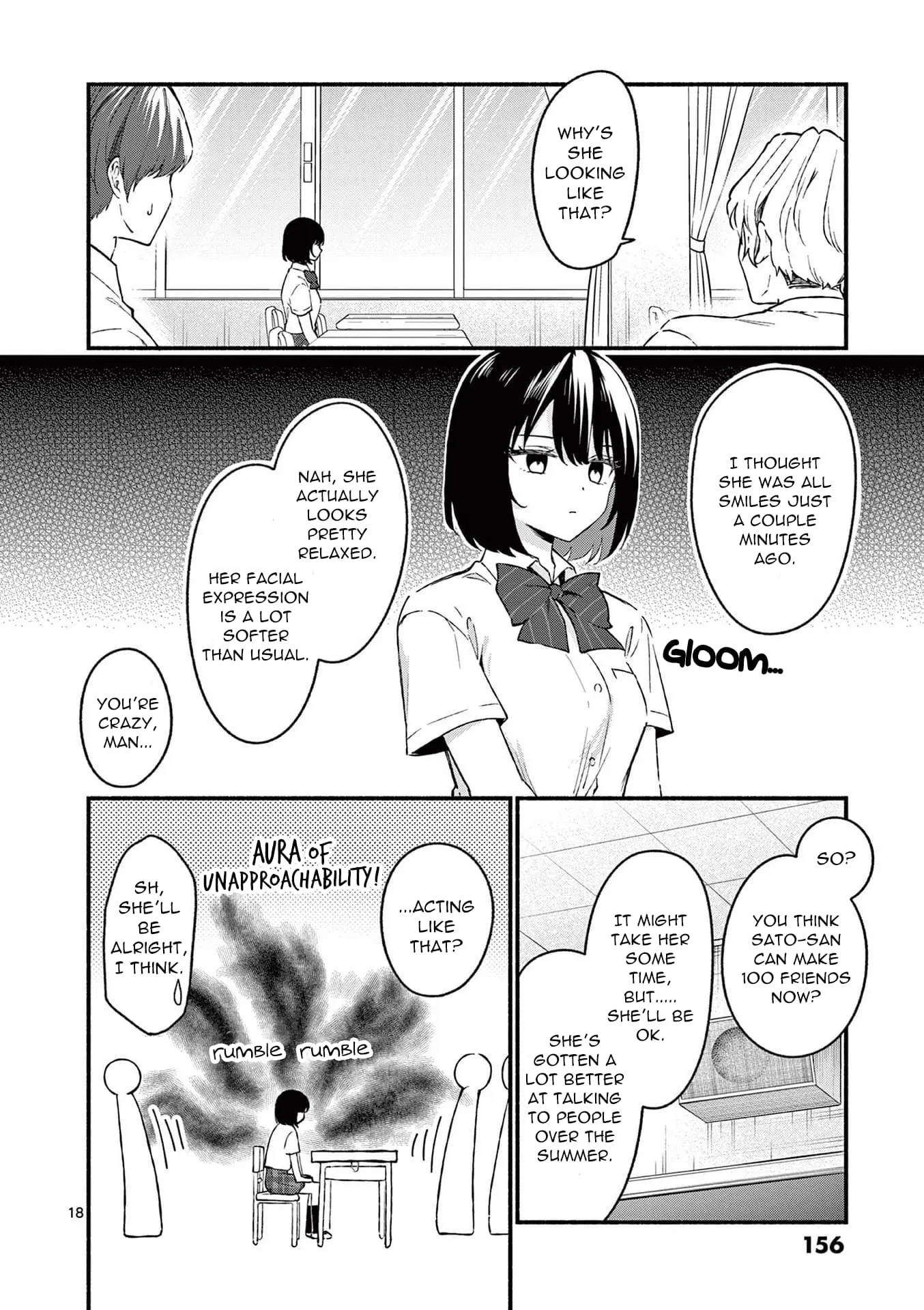 Shiotaiou no Sato-san ga Ore ni dake Amai - Chapter 47 - Page 18