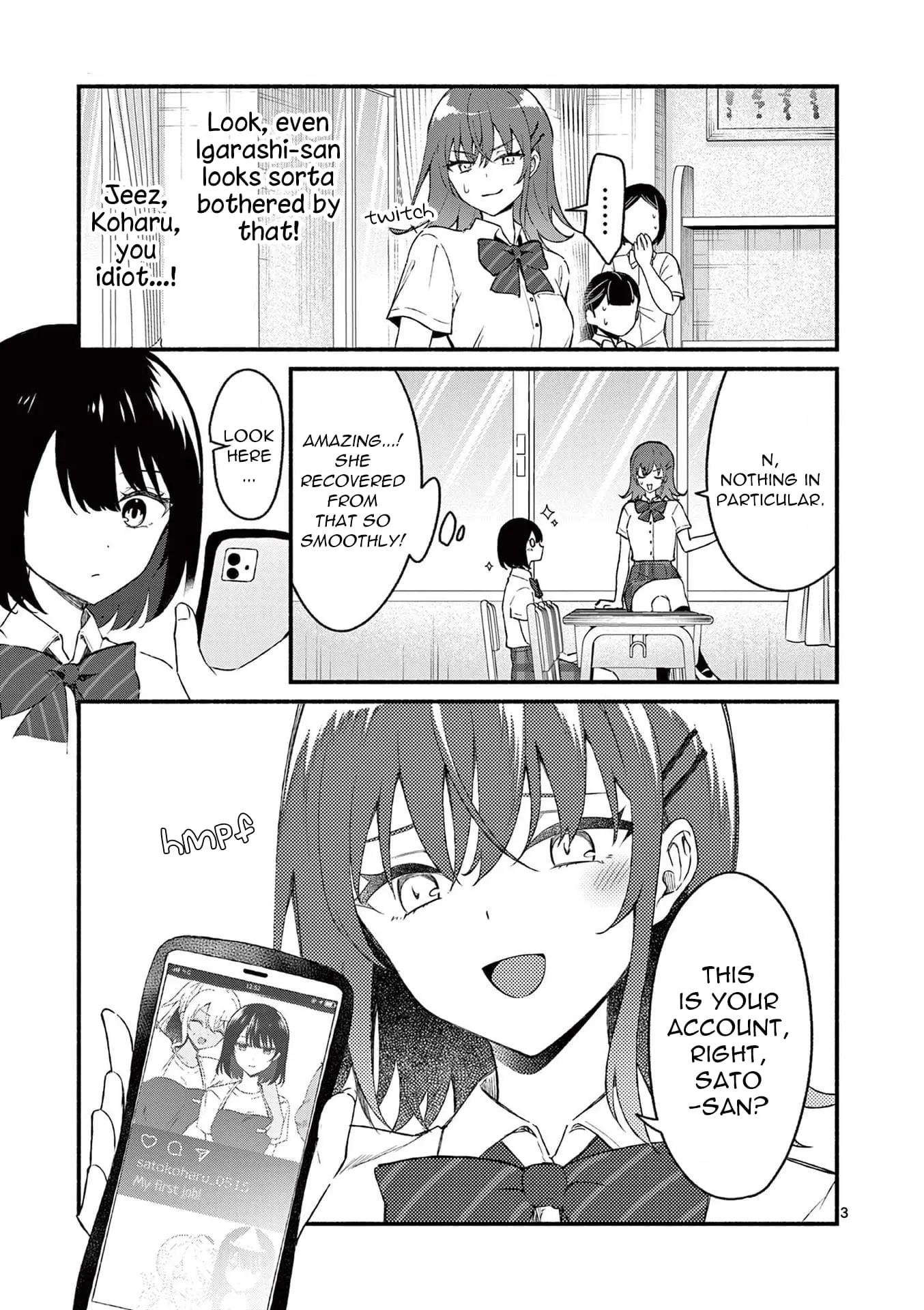 Shiotaiou no Sato-san ga Ore ni dake Amai - Chapter 48 - Page 3
