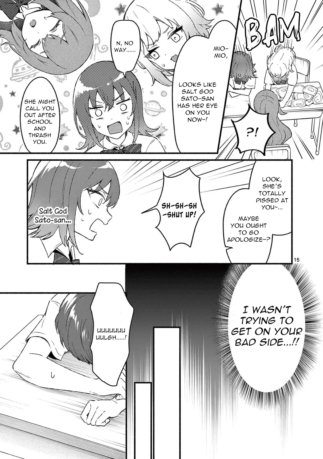 Shiotaiou no Sato-san ga Ore ni dake Amai - Chapter 48 - Page 15