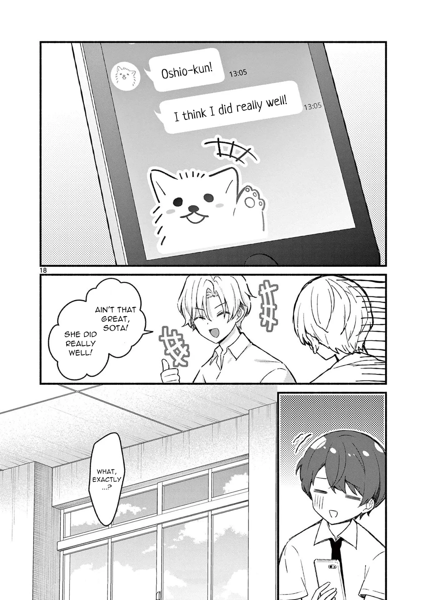 Shiotaiou no Sato-san ga Ore ni dake Amai - Chapter 48 - Page 18