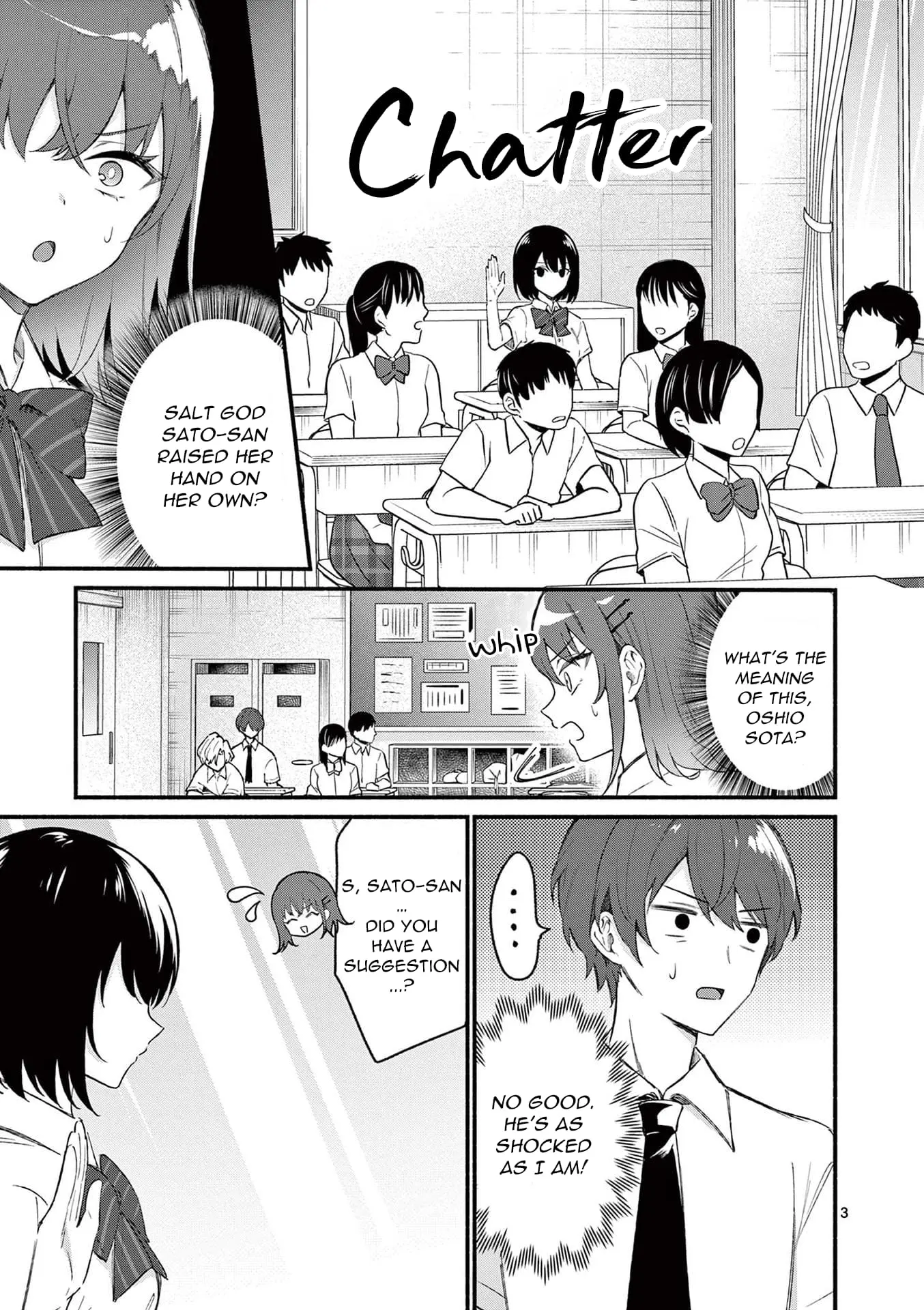 Shiotaiou no Sato-san ga Ore ni dake Amai - Chapter 49 - Page 3