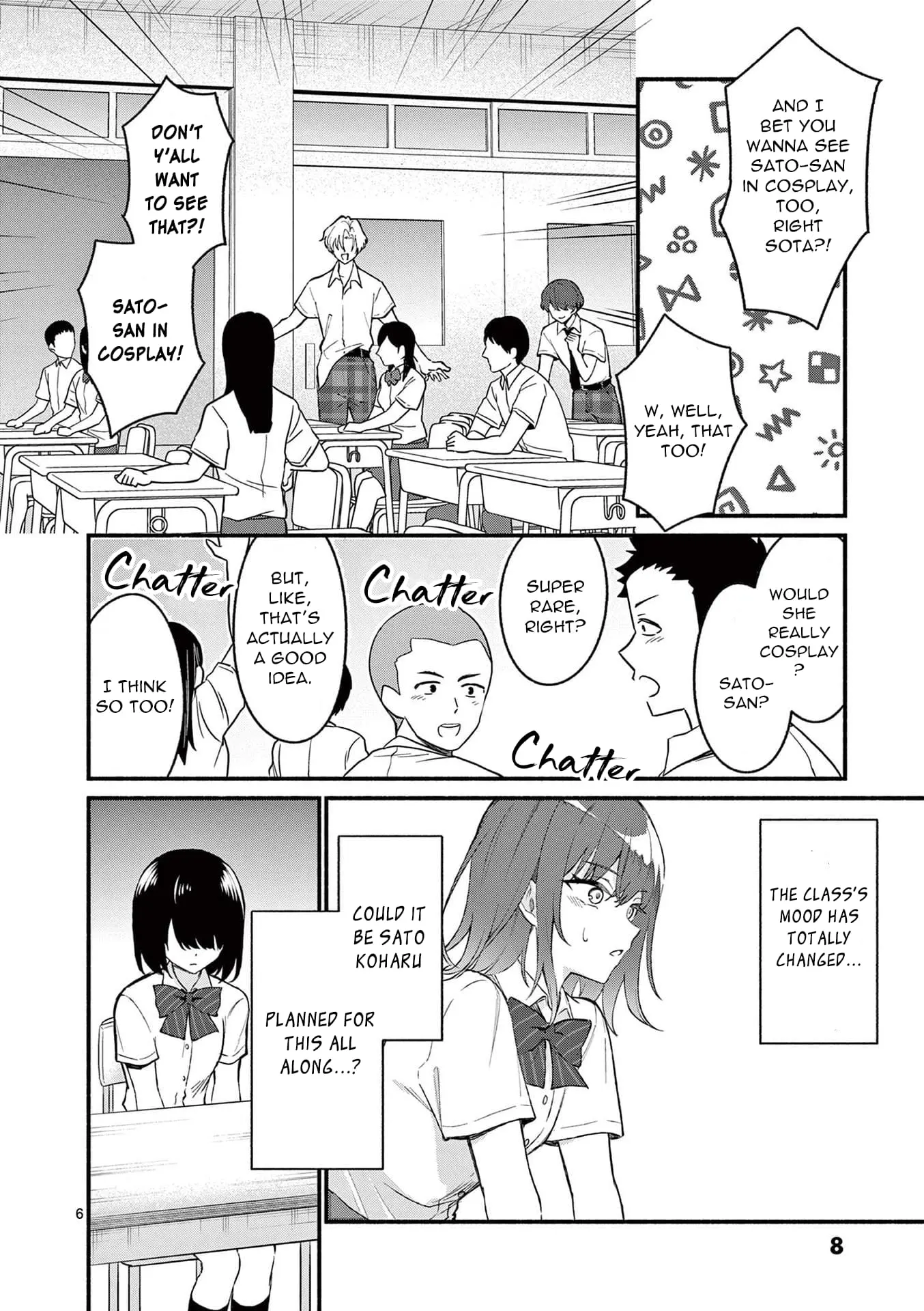 Shiotaiou no Sato-san ga Ore ni dake Amai - Chapter 49 - Page 6
