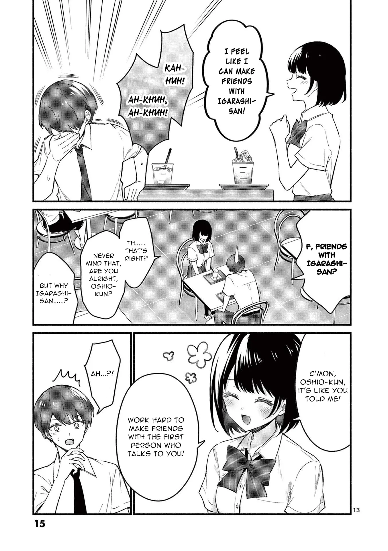 Shiotaiou no Sato-san ga Ore ni dake Amai - Chapter 49 - Page 13
