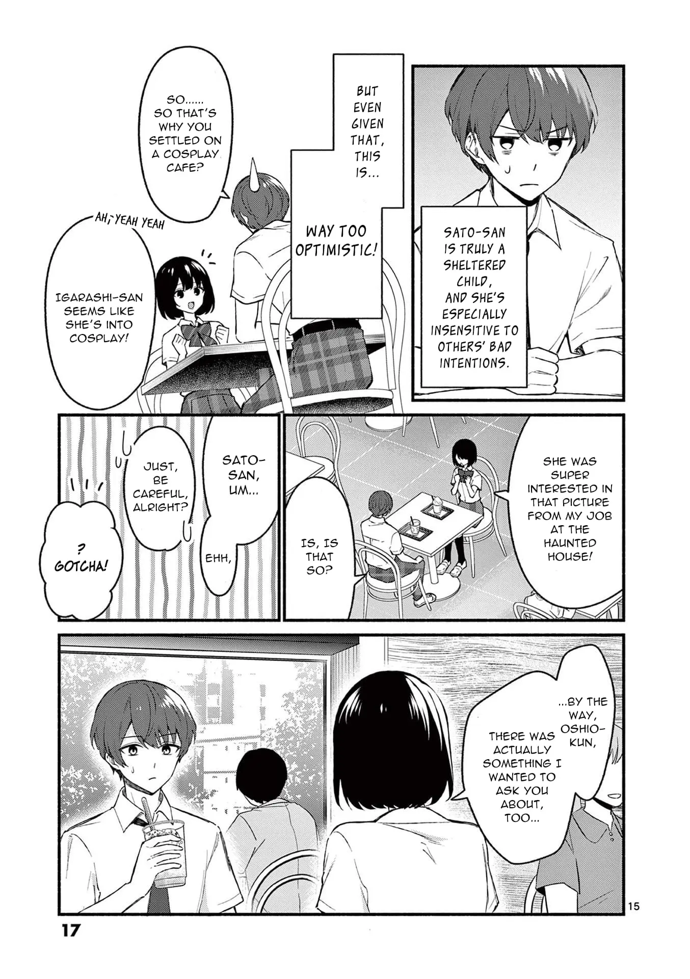 Shiotaiou no Sato-san ga Ore ni dake Amai - Chapter 49 - Page 15