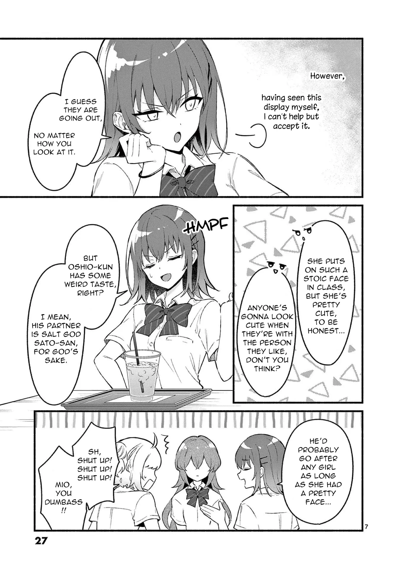 Shiotaiou no Sato-san ga Ore ni dake Amai - Chapter 50 - Page 7