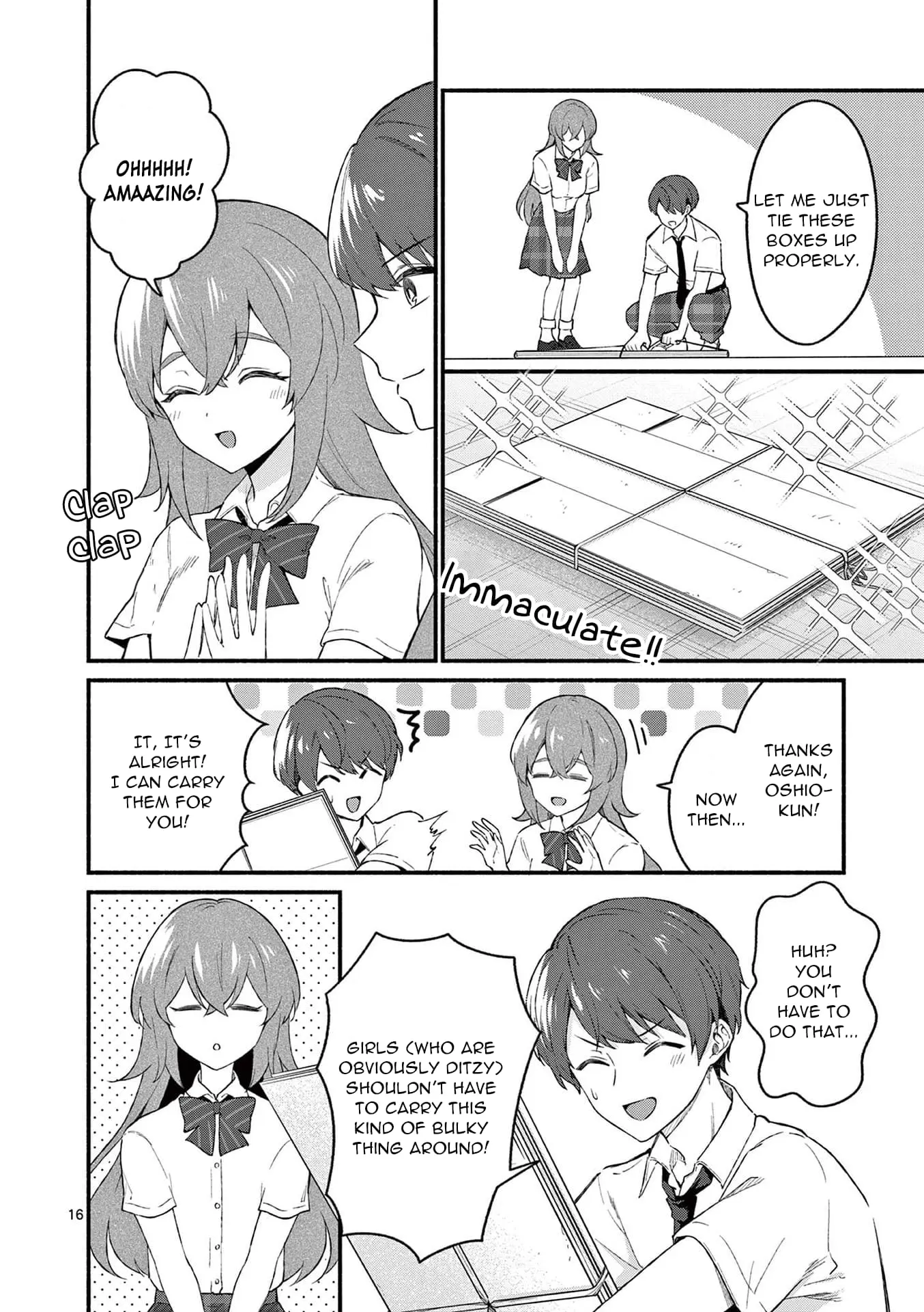 Shiotaiou no Sato-san ga Ore ni dake Amai - Chapter 51 - Page 16