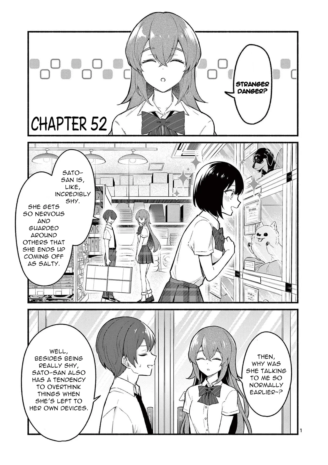 Shiotaiou no Sato-san ga Ore ni dake Amai - Chapter 52 - Page 1