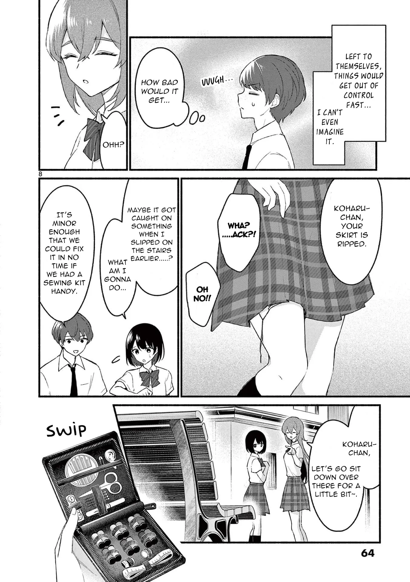 Shiotaiou no Sato-san ga Ore ni dake Amai - Chapter 52 - Page 8