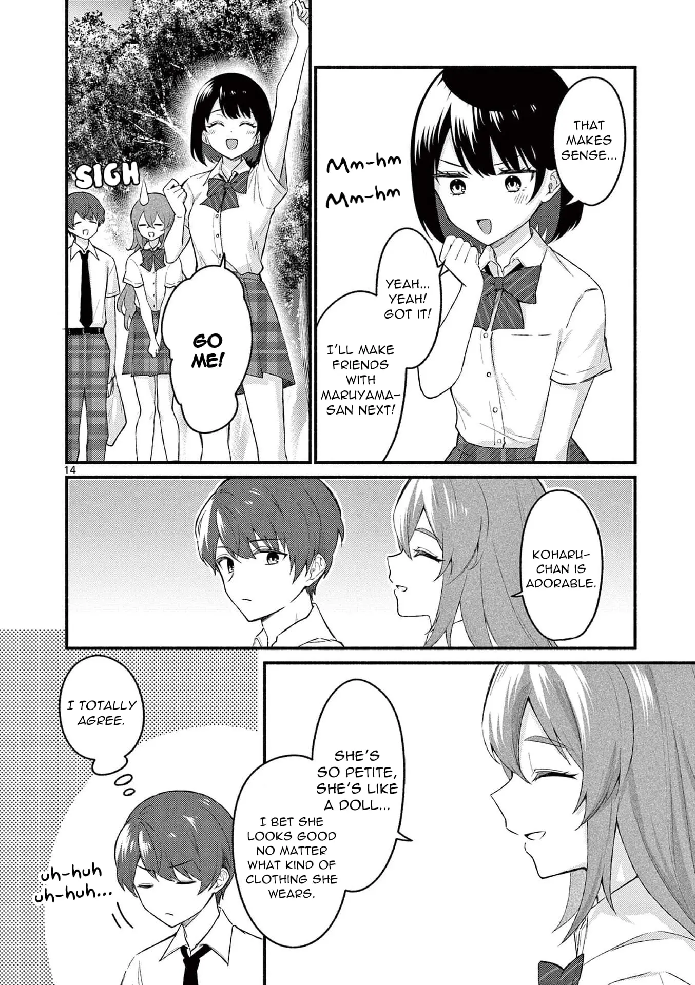 Shiotaiou no Sato-san ga Ore ni dake Amai - Chapter 52 - Page 14