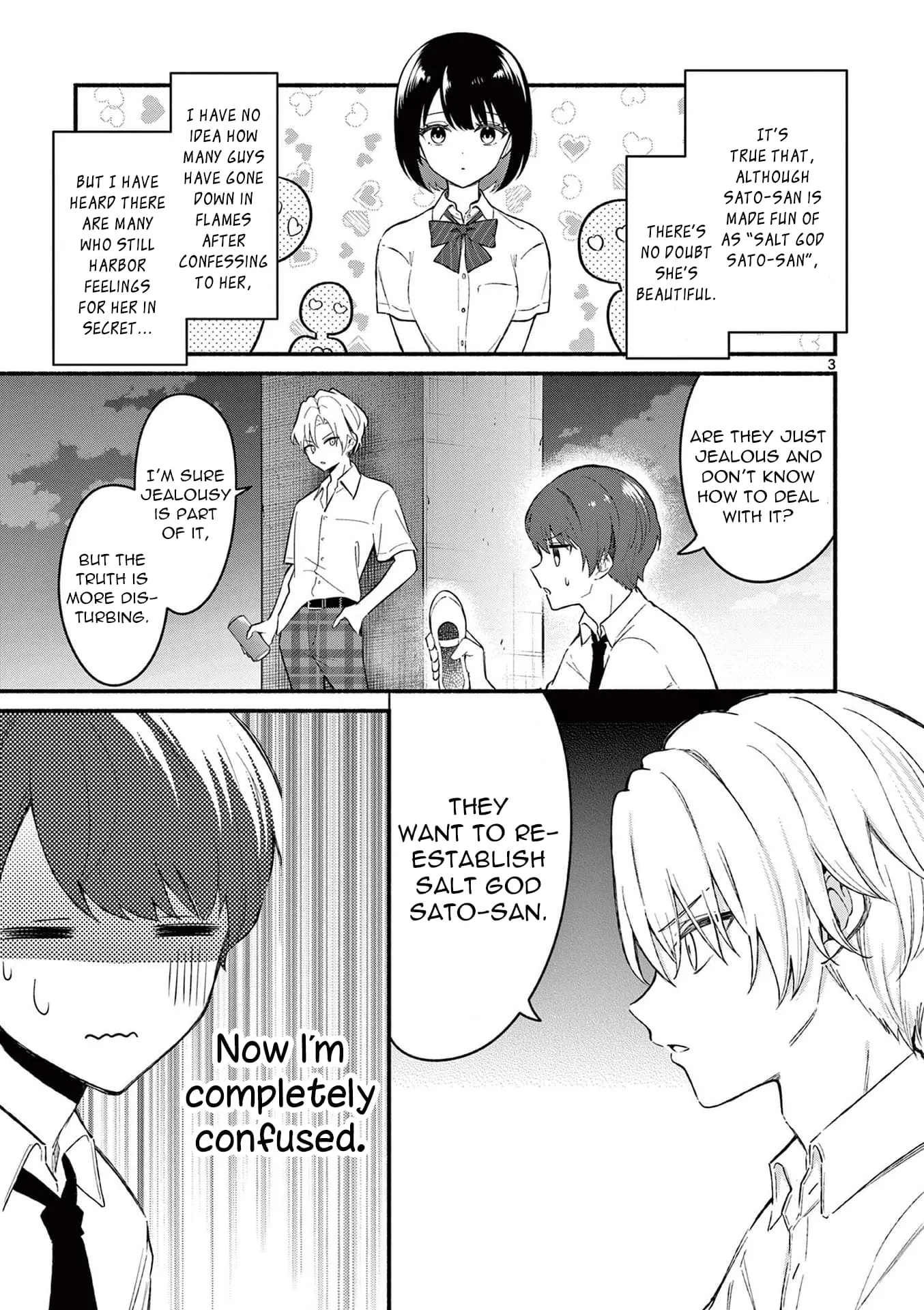 Shiotaiou no Sato-san ga Ore ni dake Amai - Chapter 53 - Page 3