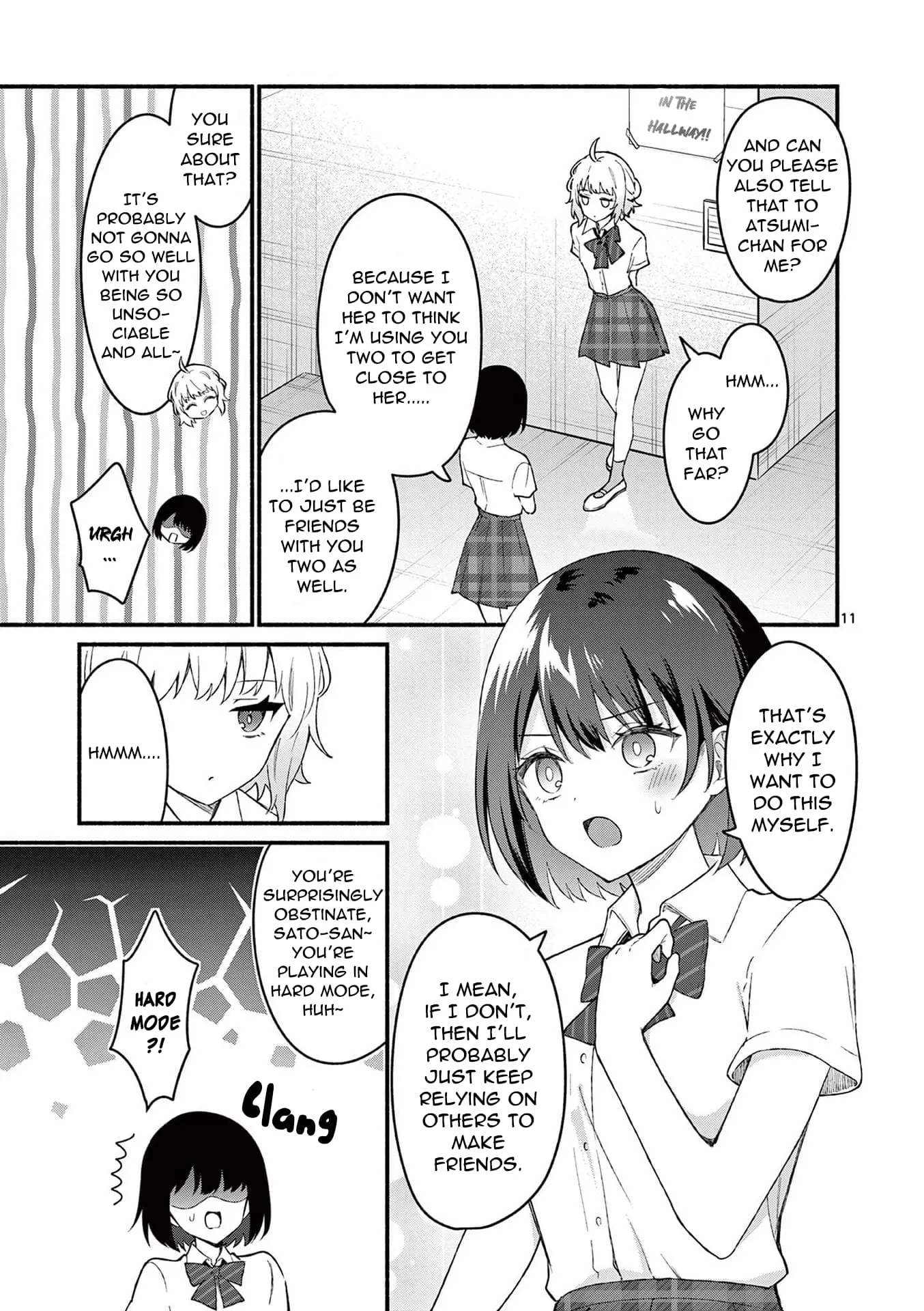 Shiotaiou no Sato-san ga Ore ni dake Amai - Chapter 54 - Page 11