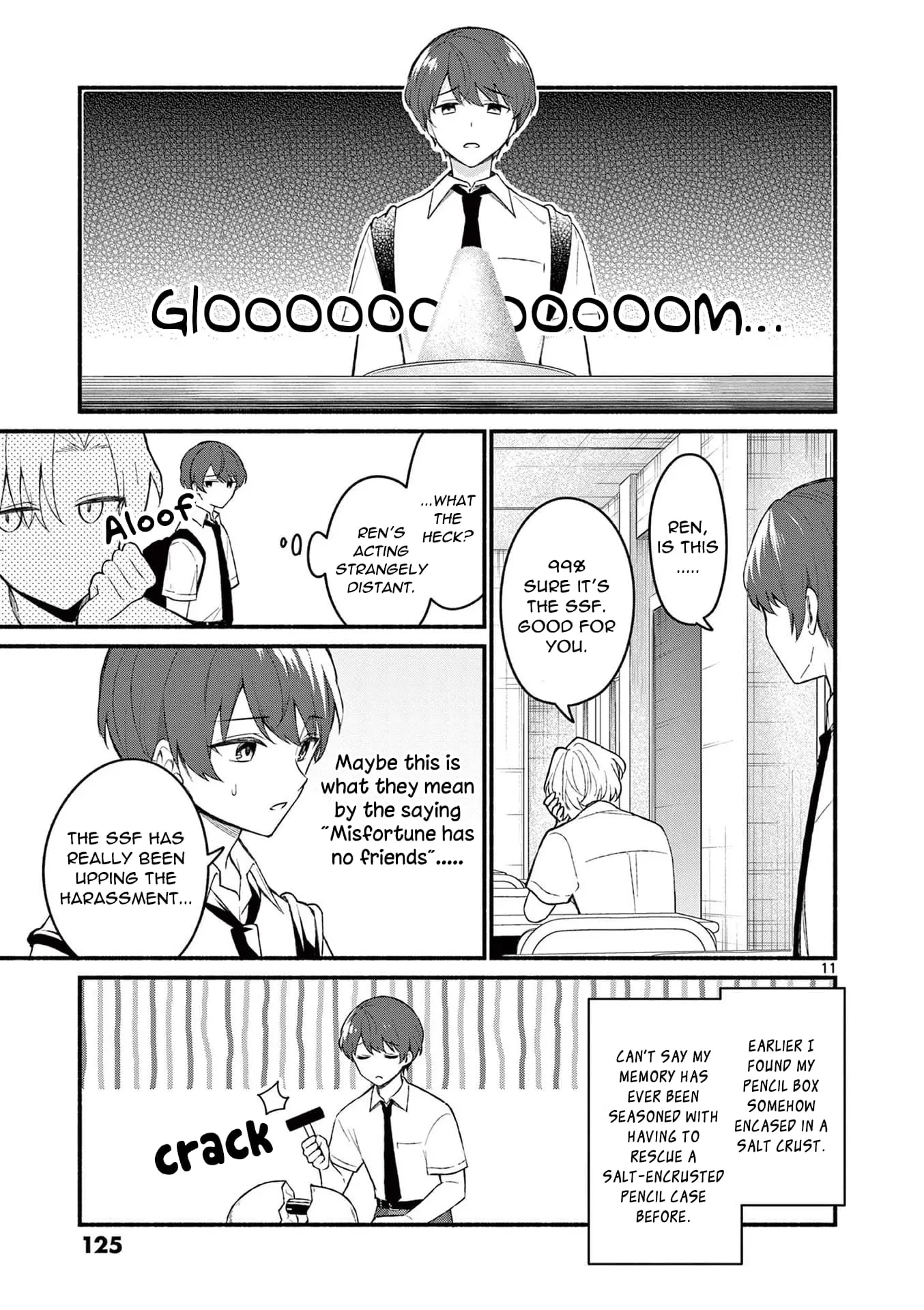Shiotaiou no Sato-san ga Ore ni dake Amai - Chapter 55 - Page 11