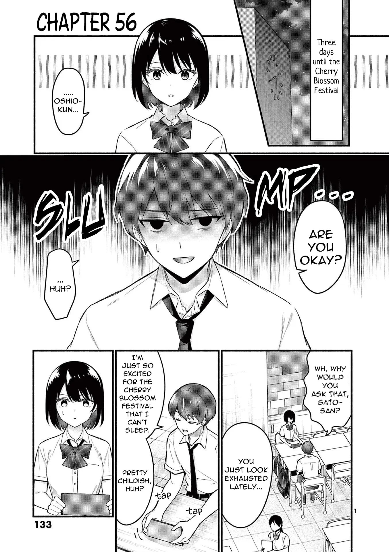 Shiotaiou no Sato-san ga Ore ni dake Amai - Chapter 56 - Page 1
