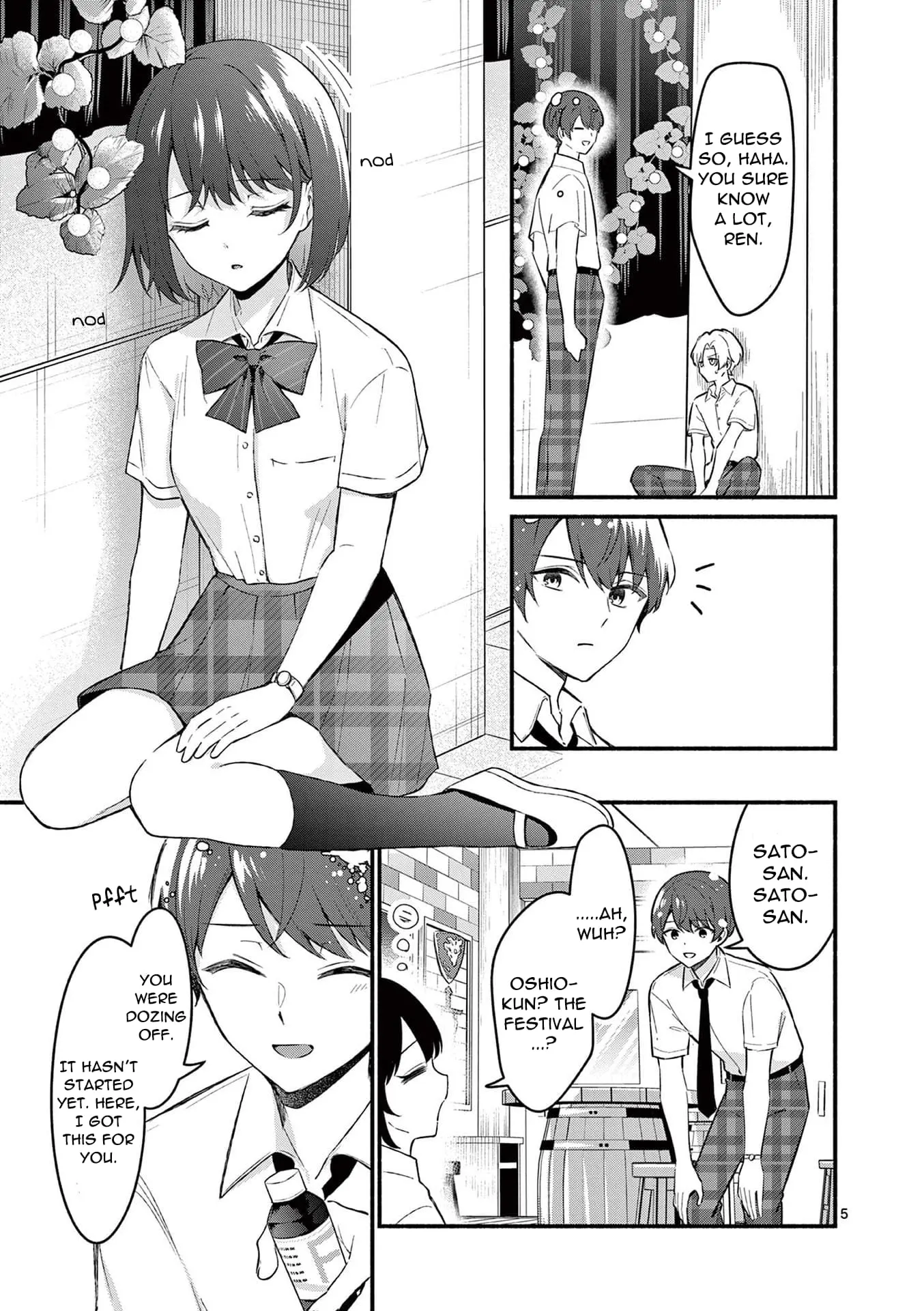 Shiotaiou no Sato-san ga Ore ni dake Amai - Chapter 57 - Page 5