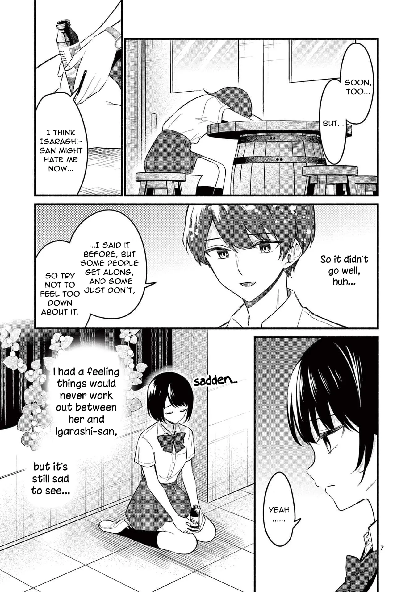 Shiotaiou no Sato-san ga Ore ni dake Amai - Chapter 57 - Page 7