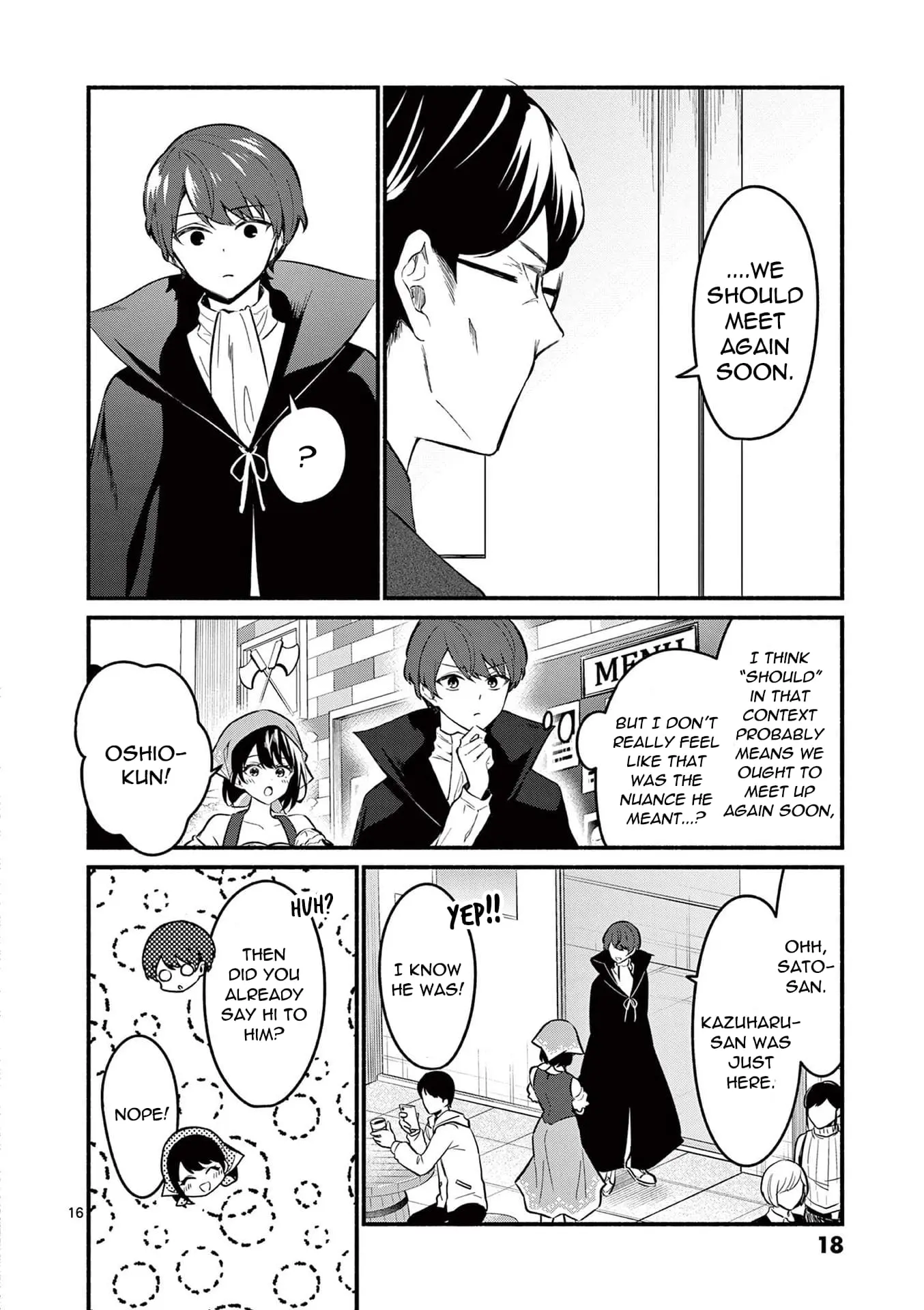 Shiotaiou no Sato-san ga Ore ni dake Amai - Chapter 58 - Page 16