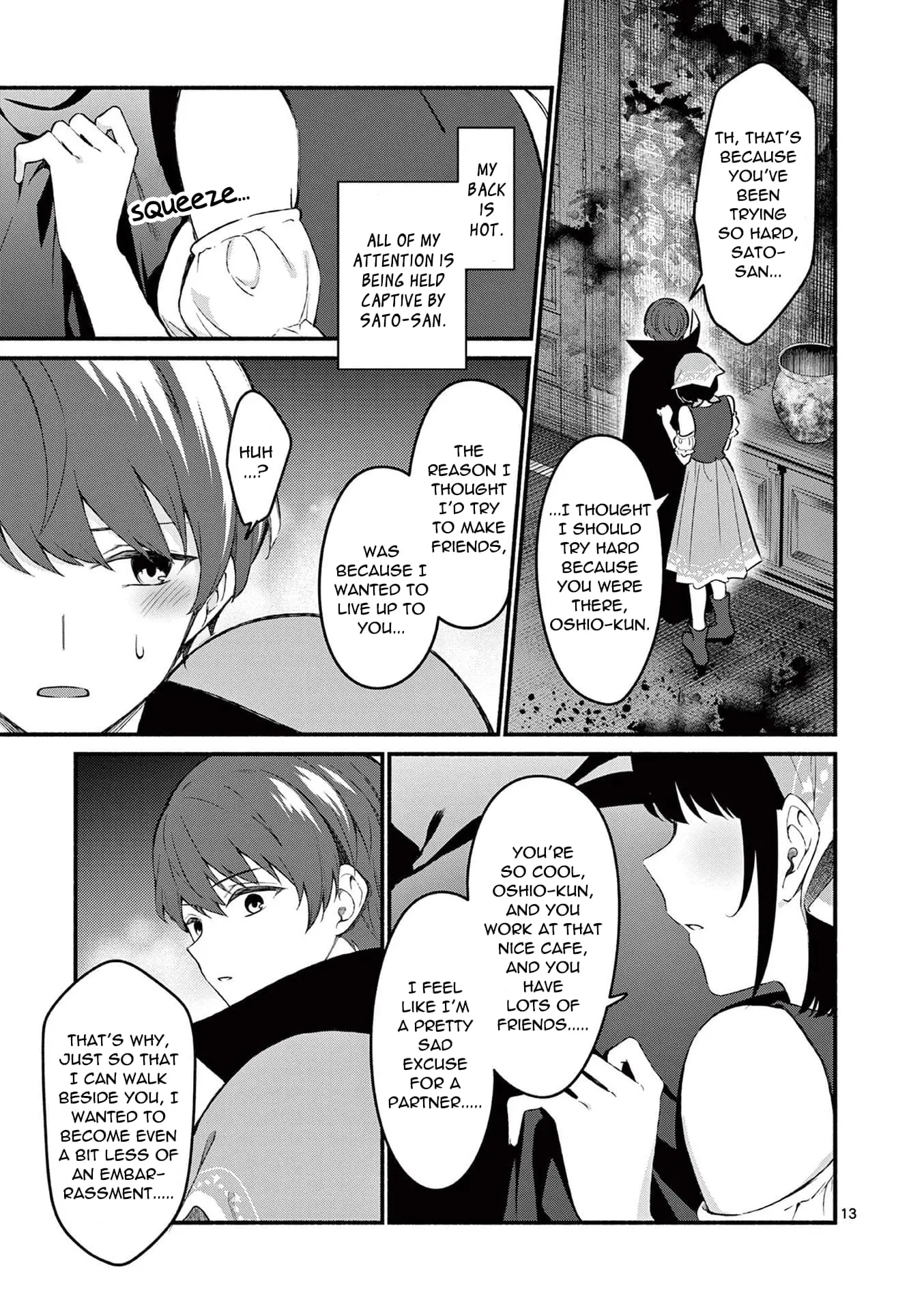 Shiotaiou no Sato-san ga Ore ni dake Amai - Chapter 59 - Page 13
