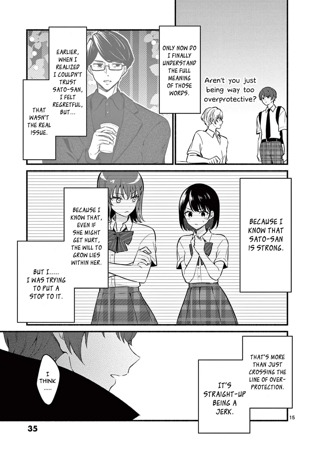 Shiotaiou no Sato-san ga Ore ni dake Amai - Chapter 59 - Page 15