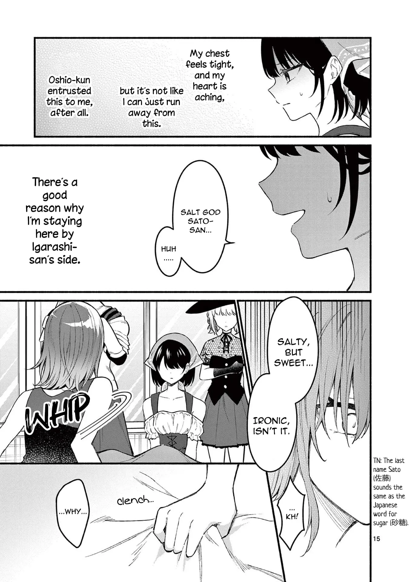 Shiotaiou no Sato-san ga Ore ni dake Amai - Chapter 60 - Page 15
