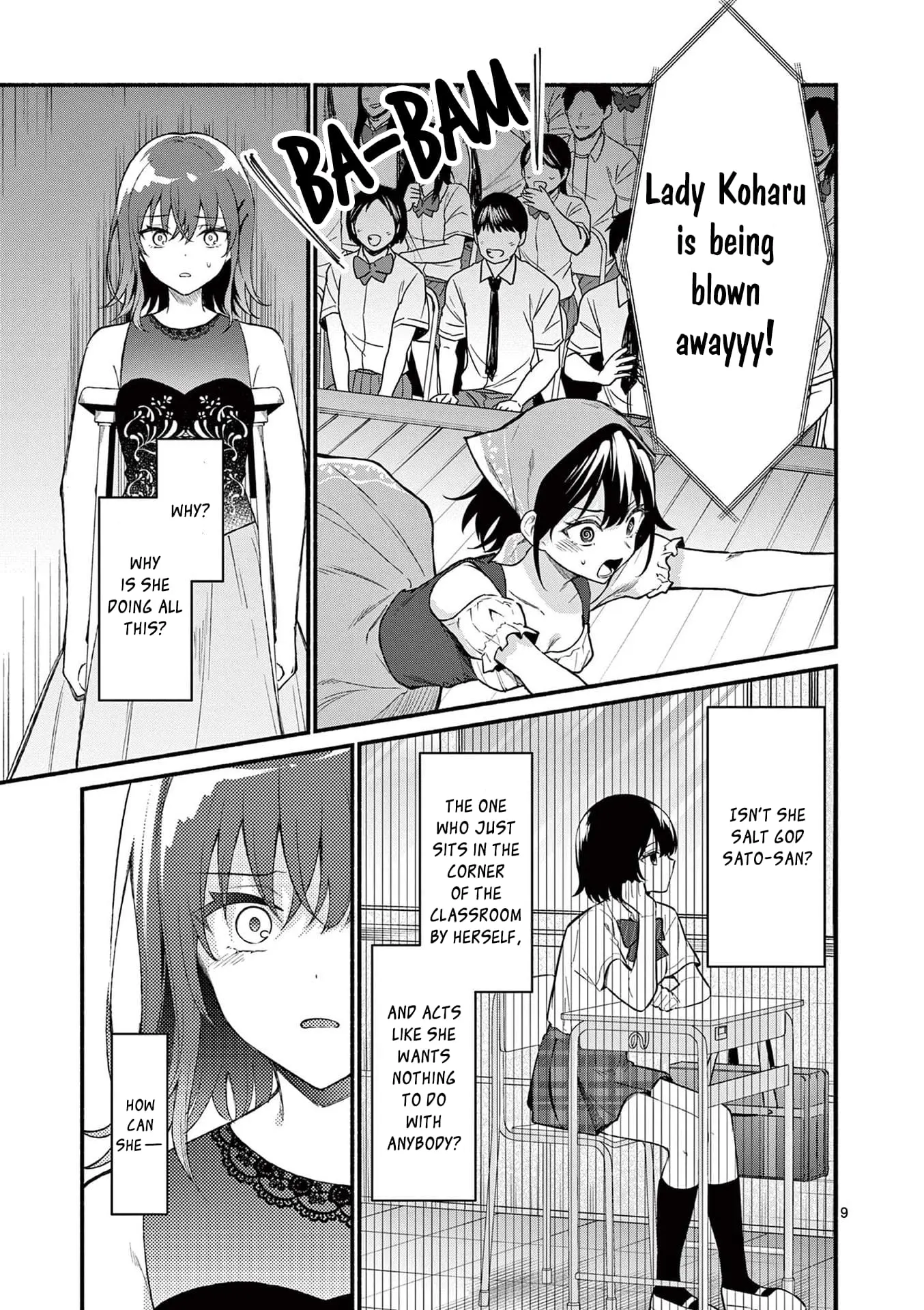 Shiotaiou no Sato-san ga Ore ni dake Amai - Chapter 62 - Page 9