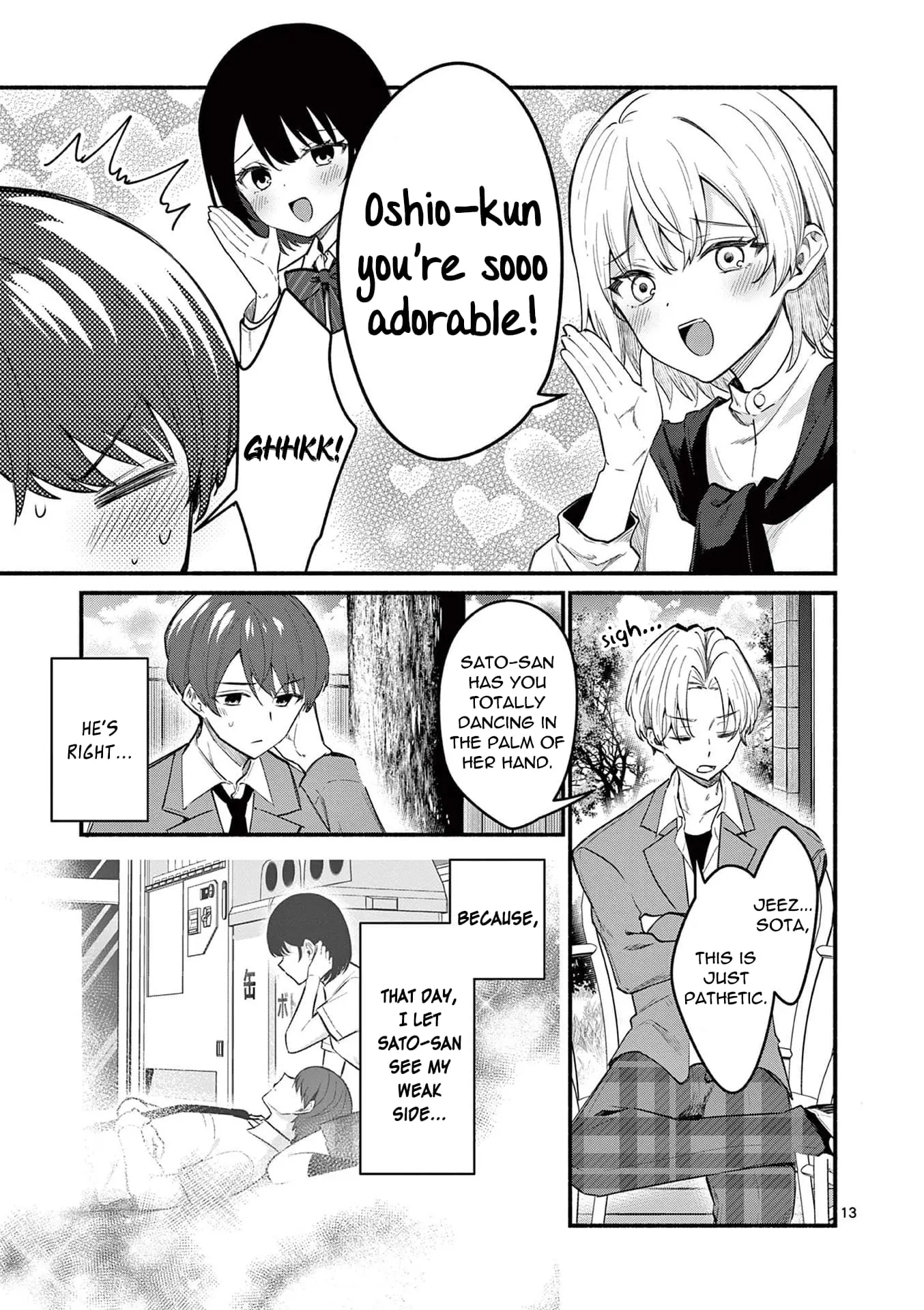 Shiotaiou no Sato-san ga Ore ni dake Amai - Chapter 68 - Page 13