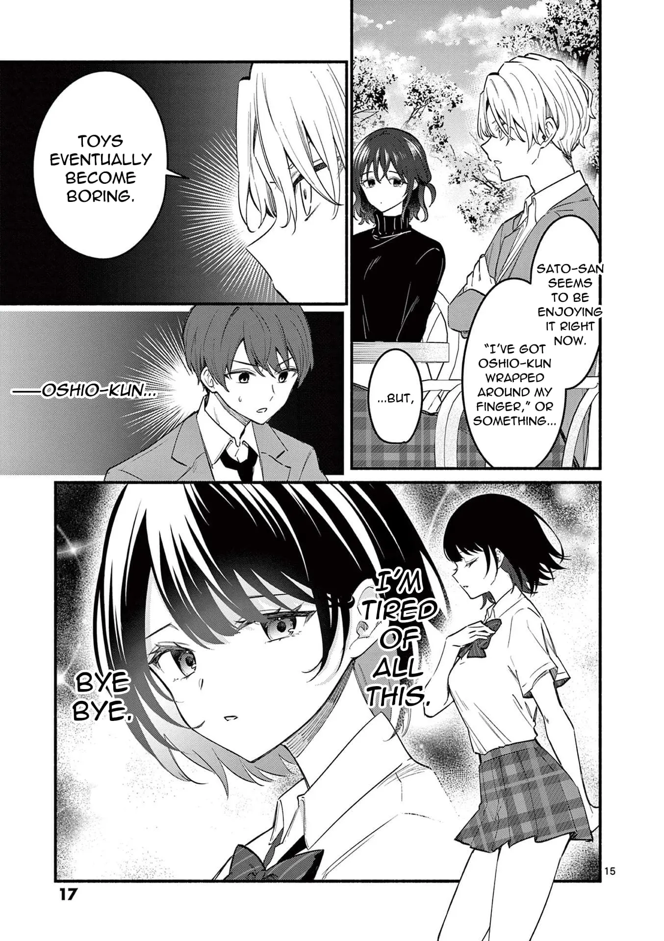 Shiotaiou no Sato-san ga Ore ni dake Amai - Chapter 68 - Page 15