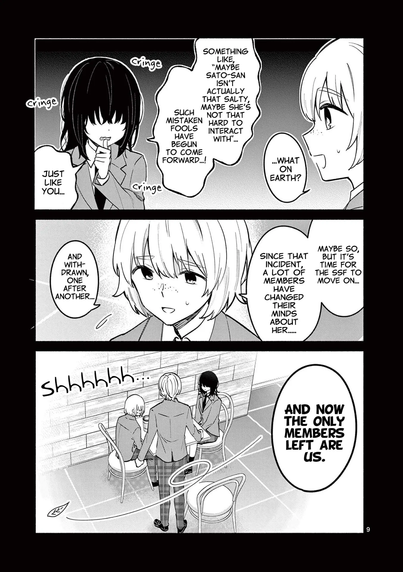 Shiotaiou no Sato-san ga Ore ni dake Amai - Chapter 72 - Page 9