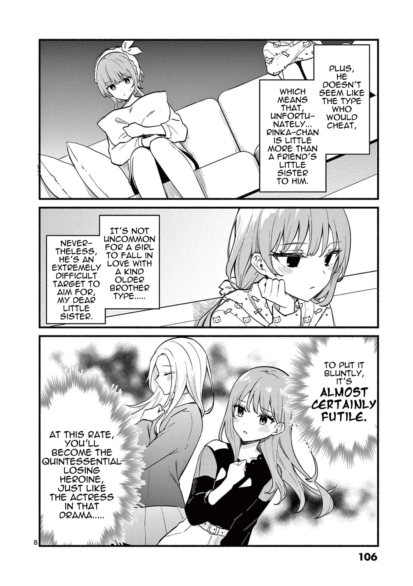 Shiotaiou no Sato-san ga Ore ni dake Amai - Chapter 73 - Page 8
