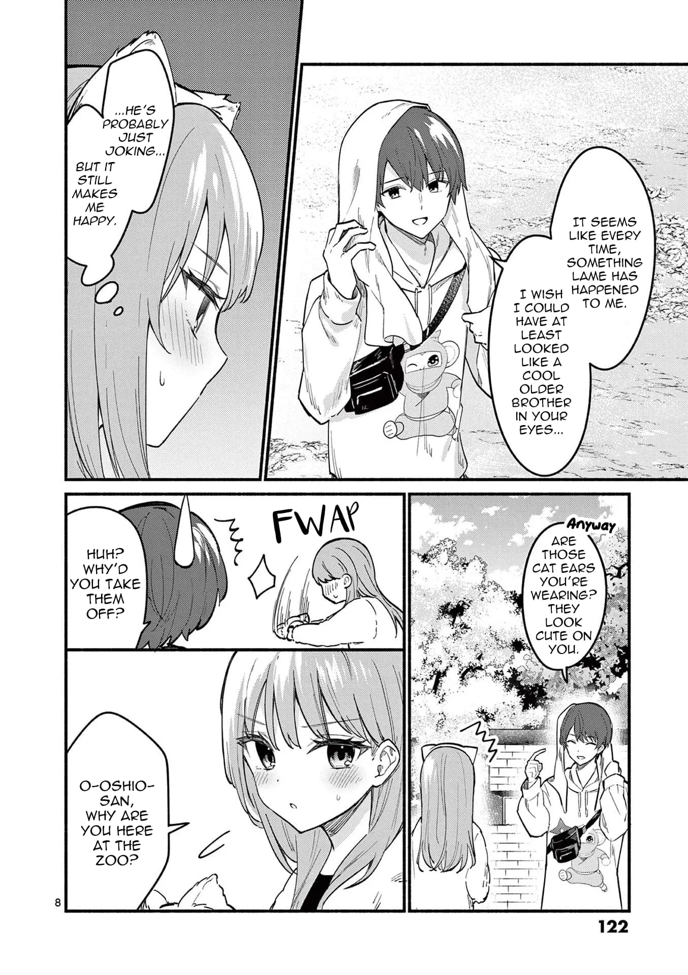 Shiotaiou no Sato-san ga Ore ni dake Amai - Chapter 74 - Page 8