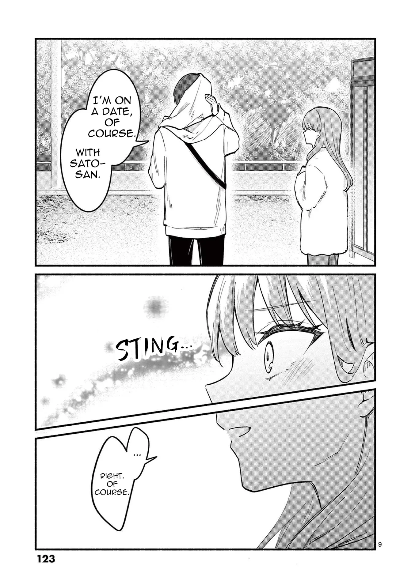 Shiotaiou no Sato-san ga Ore ni dake Amai - Chapter 74 - Page 9