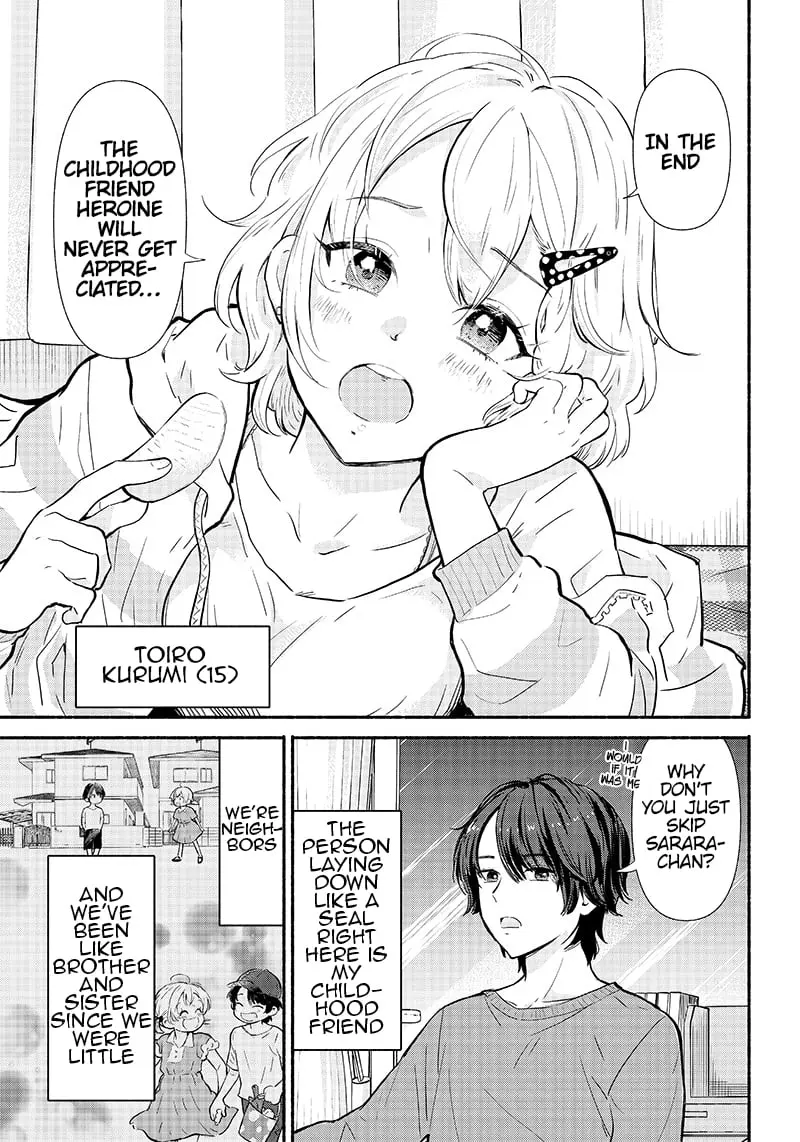 Nee, Mou Isso Tsukiacchau? Osananajimi no Bishoujo ni Tanomarete, Camo Kareshi Hajimemashita - Chapter 1 - Page 7