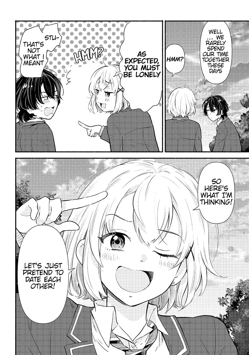 Nee, Mou Isso Tsukiacchau? Osananajimi no Bishoujo ni Tanomarete, Camo Kareshi Hajimemashita - Chapter 1 - Page 44