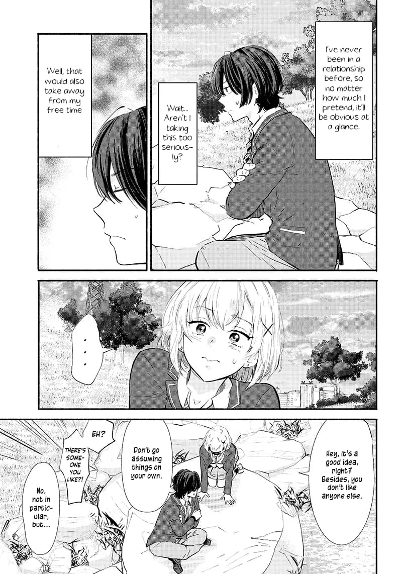 Nee, Mou Isso Tsukiacchau? Osananajimi no Bishoujo ni Tanomarete, Camo Kareshi Hajimemashita - Chapter 2 - Page 3