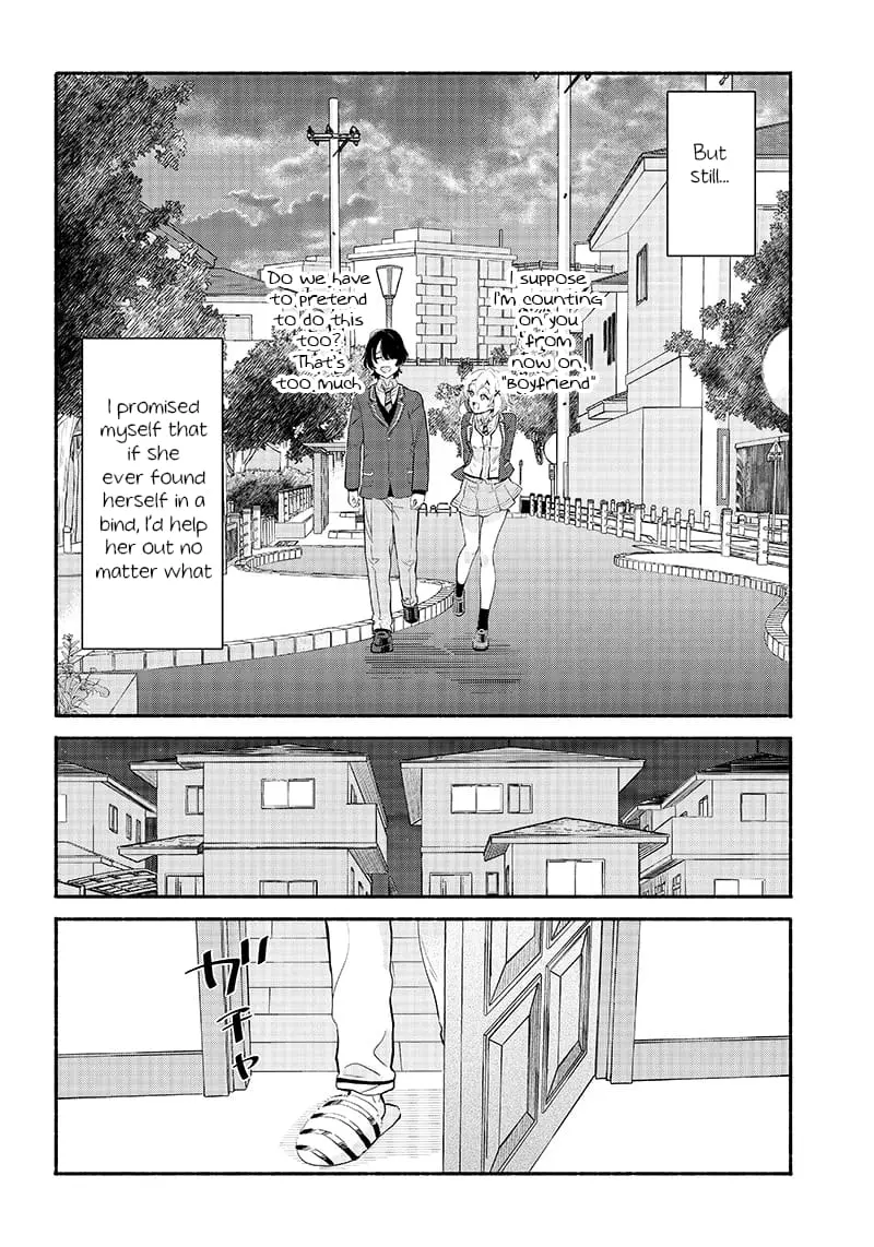Nee, Mou Isso Tsukiacchau? Osananajimi no Bishoujo ni Tanomarete, Camo Kareshi Hajimemashita - Chapter 2 - Page 12