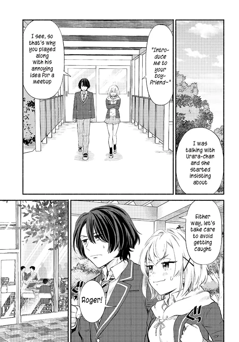 Nee, Mou Isso Tsukiacchau? Osananajimi no Bishoujo ni Tanomarete, Camo Kareshi Hajimemashita - Chapter 5 - Page 9