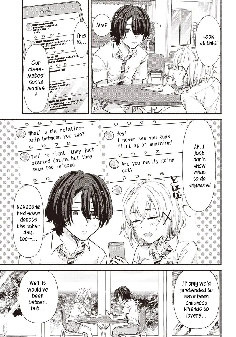 Nee, Mou Isso Tsukiacchau? Osananajimi no Bishoujo ni Tanomarete, Camo Kareshi Hajimemashita - Chapter 7 - Page 6