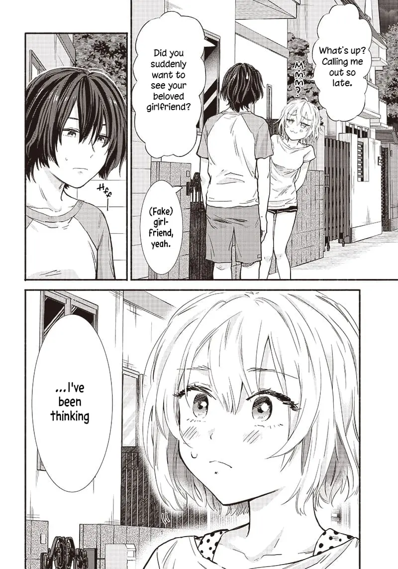 Nee, Mou Isso Tsukiacchau? Osananajimi no Bishoujo ni Tanomarete, Camo Kareshi Hajimemashita - Chapter 13 - Page 12
