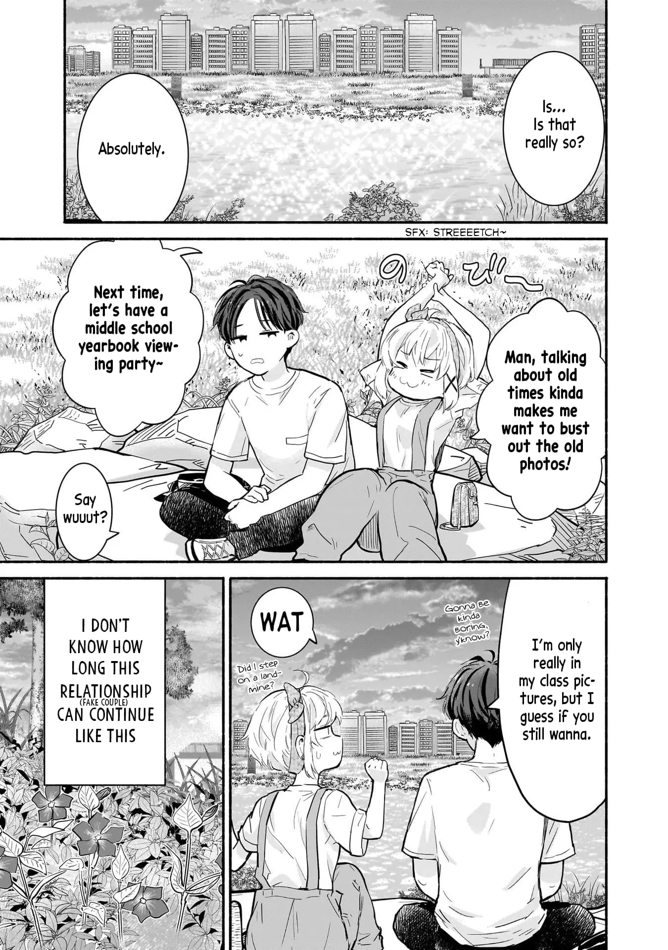 Nee, Mou Isso Tsukiacchau? Osananajimi no Bishoujo ni Tanomarete, Camo Kareshi Hajimemashita - Chapter 19 - Page 21