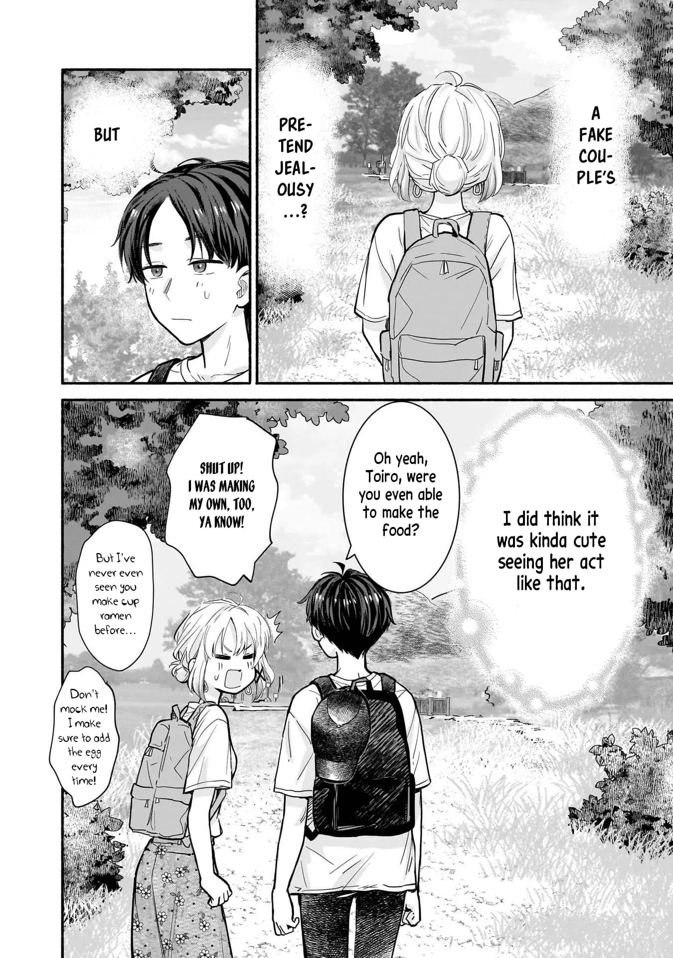 Nee, Mou Isso Tsukiacchau? Osananajimi no Bishoujo ni Tanomarete, Camo Kareshi Hajimemashita - Chapter 21 - Page 22