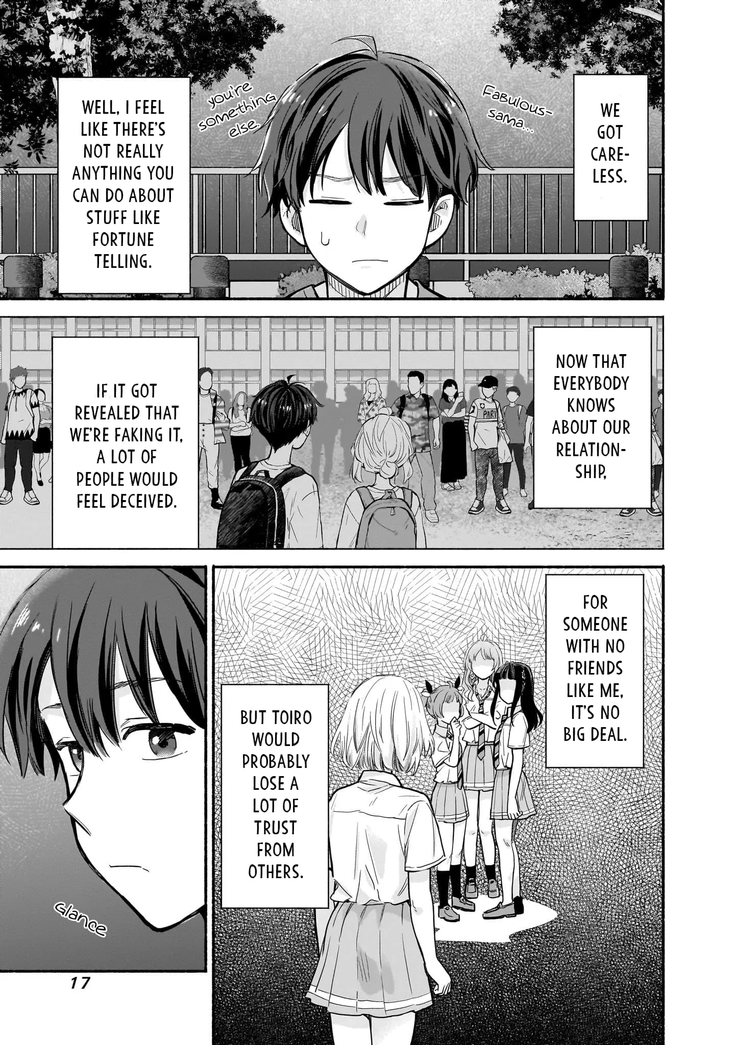Nee, Mou Isso Tsukiacchau? Osananajimi no Bishoujo ni Tanomarete, Camo Kareshi Hajimemashita - Chapter 24 - Page 15
