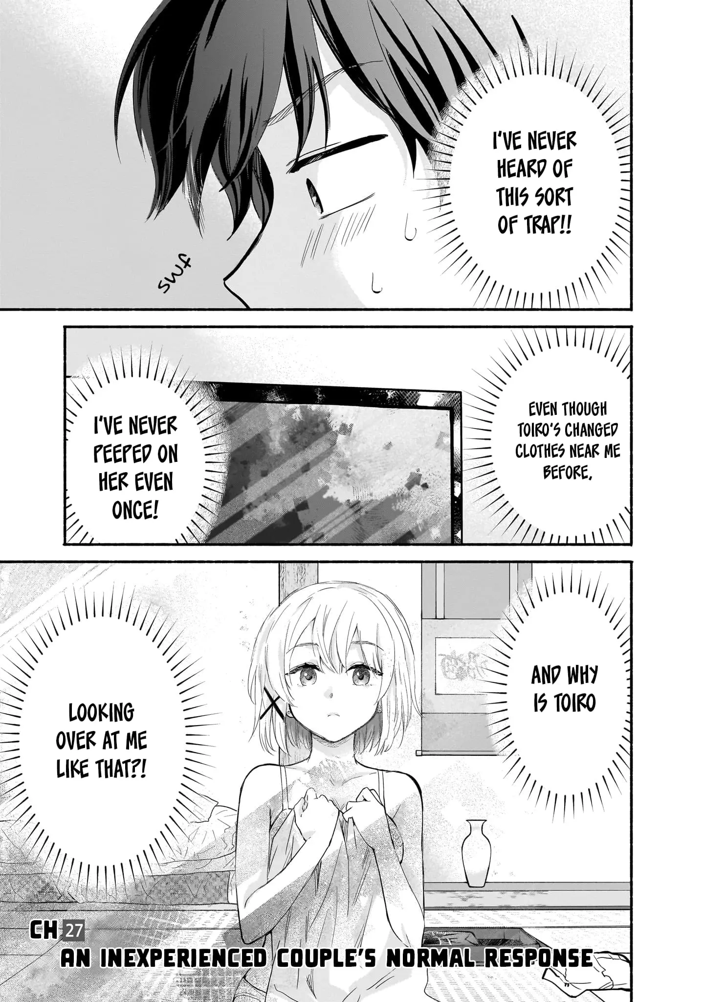 Nee, Mou Isso Tsukiacchau? Osananajimi no Bishoujo ni Tanomarete, Camo Kareshi Hajimemashita - Chapter 27 - Page 1
