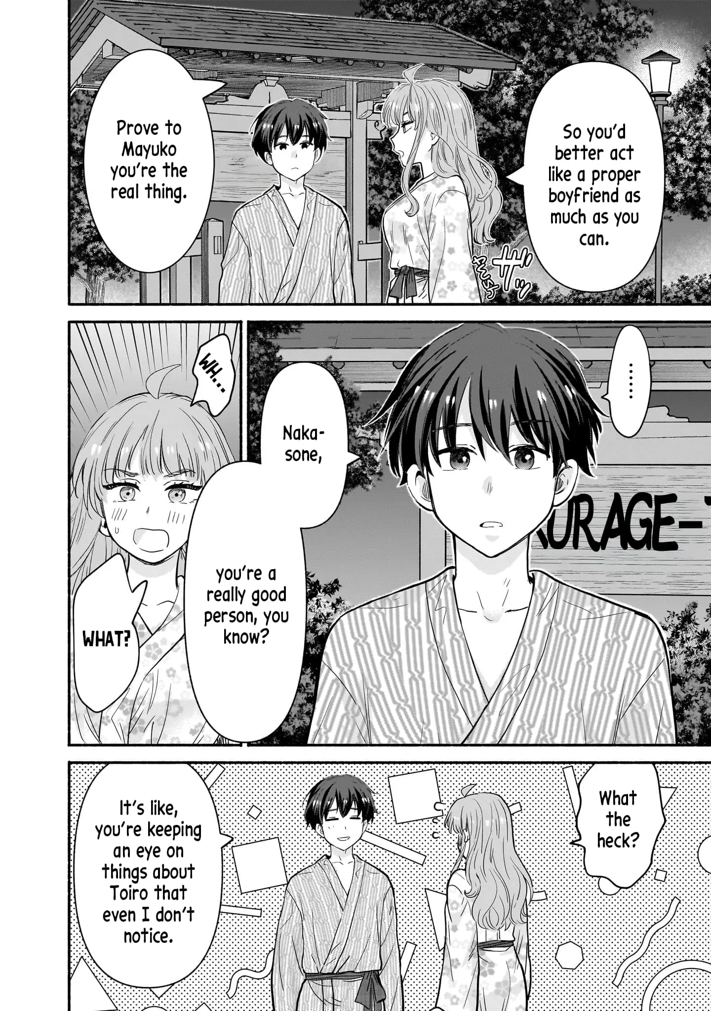 Nee, Mou Isso Tsukiacchau? Osananajimi no Bishoujo ni Tanomarete, Camo Kareshi Hajimemashita - Chapter 32 - Page 14