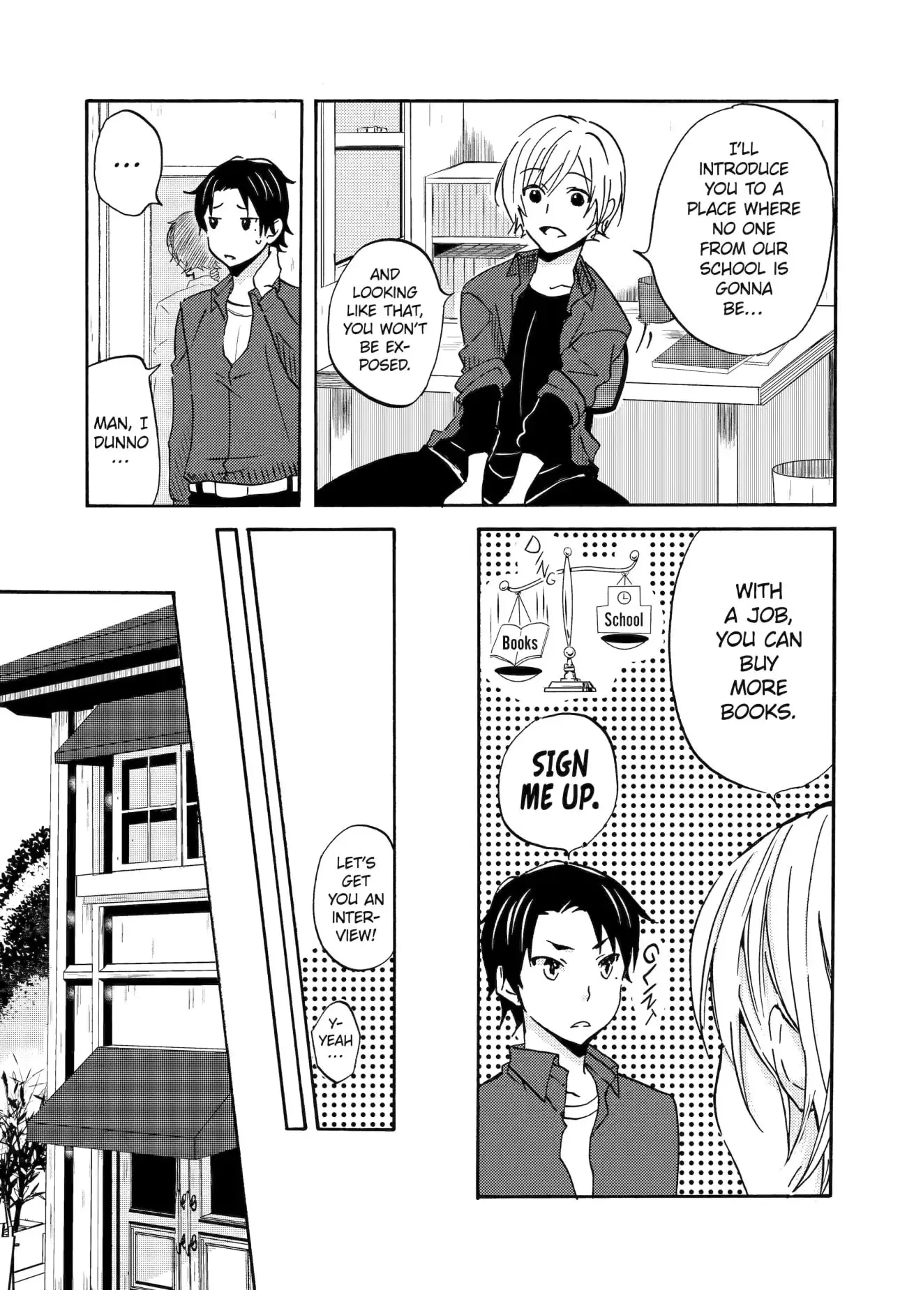 Ore wa Shiranai Uchi ni Gakkouichi no Bishoujo o Kudoiteita Rashii: Baito-saki no Soudan Aite ni Ore no Omoibito no Hanashi o Suru to Kanojo wa Naze ka Tere Hajimeru - Chapter 1.1 - Page 14