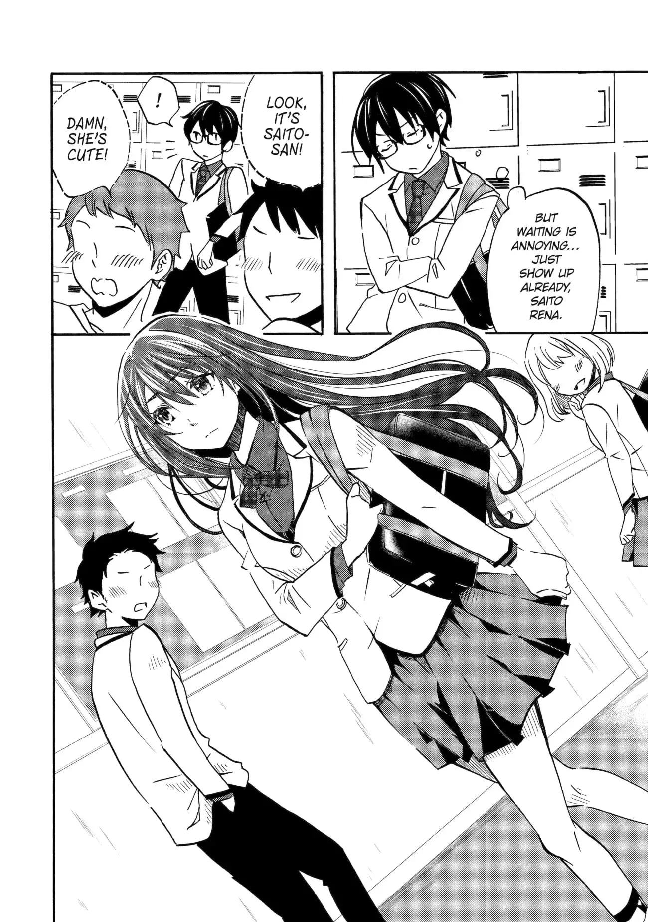 Ore wa Shiranai Uchi ni Gakkouichi no Bishoujo o Kudoiteita Rashii: Baito-saki no Soudan Aite ni Ore no Omoibito no Hanashi o Suru to Kanojo wa Naze ka Tere Hajimeru - Chapter 1.2 - Page 2